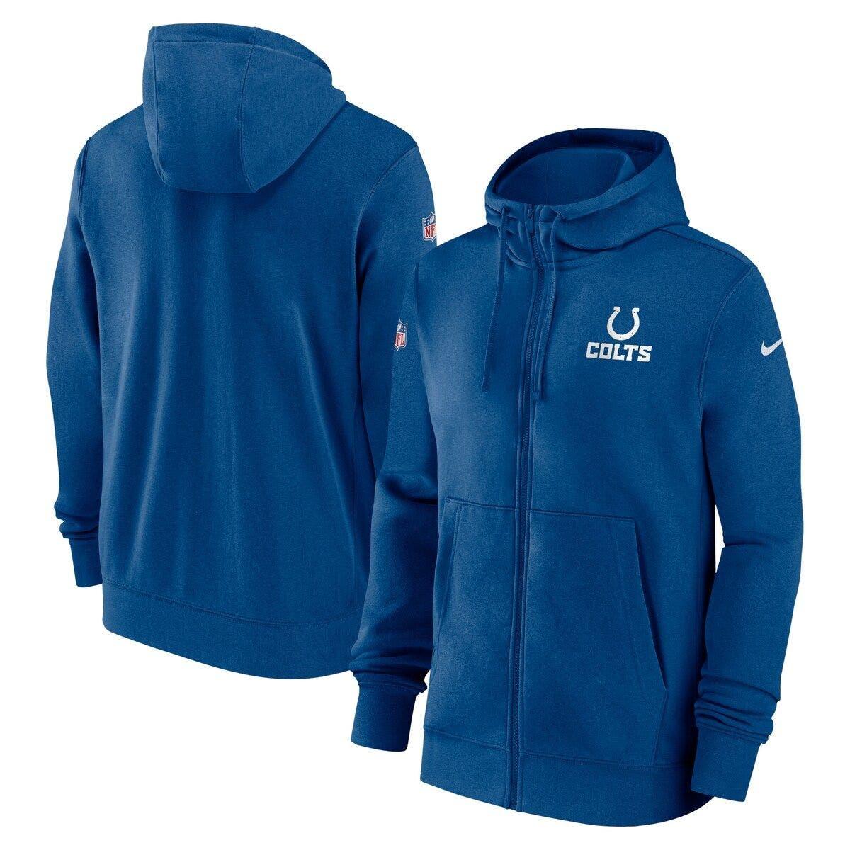 Dallas Cowboys Nike Performance Sideline Lockup Full-Zip Hoodie - Gray