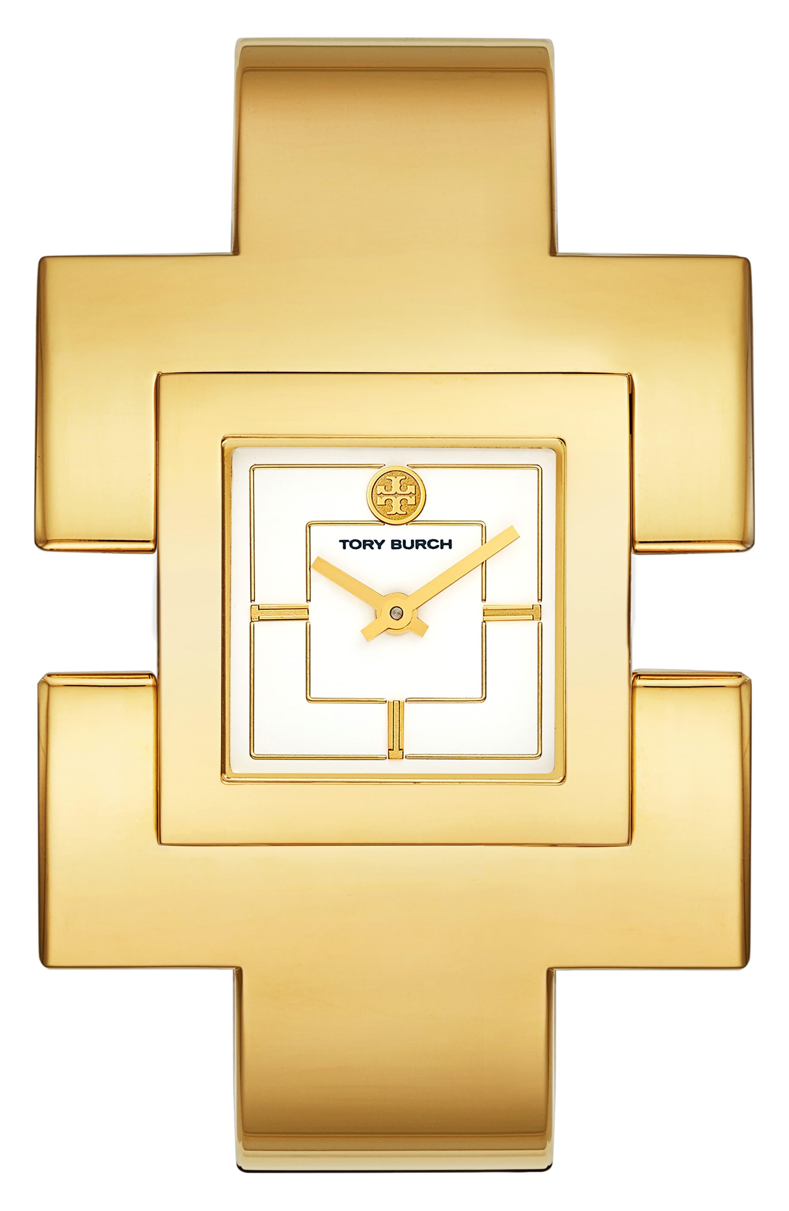 Tory Burch The T Bangle Watch in Gold (Metallic) Lyst
