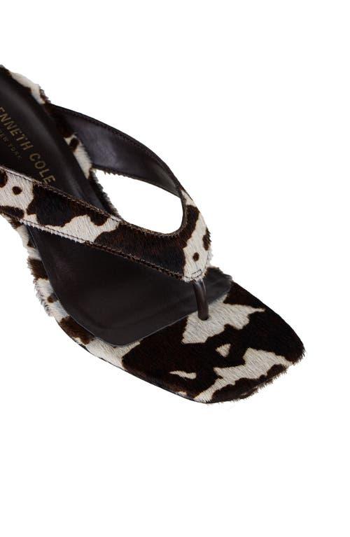 Kenneth Cole New York Women's Susannah Wedge Sandal - Elegant Square-Toe Thong Sandal With Cushioned Comfort