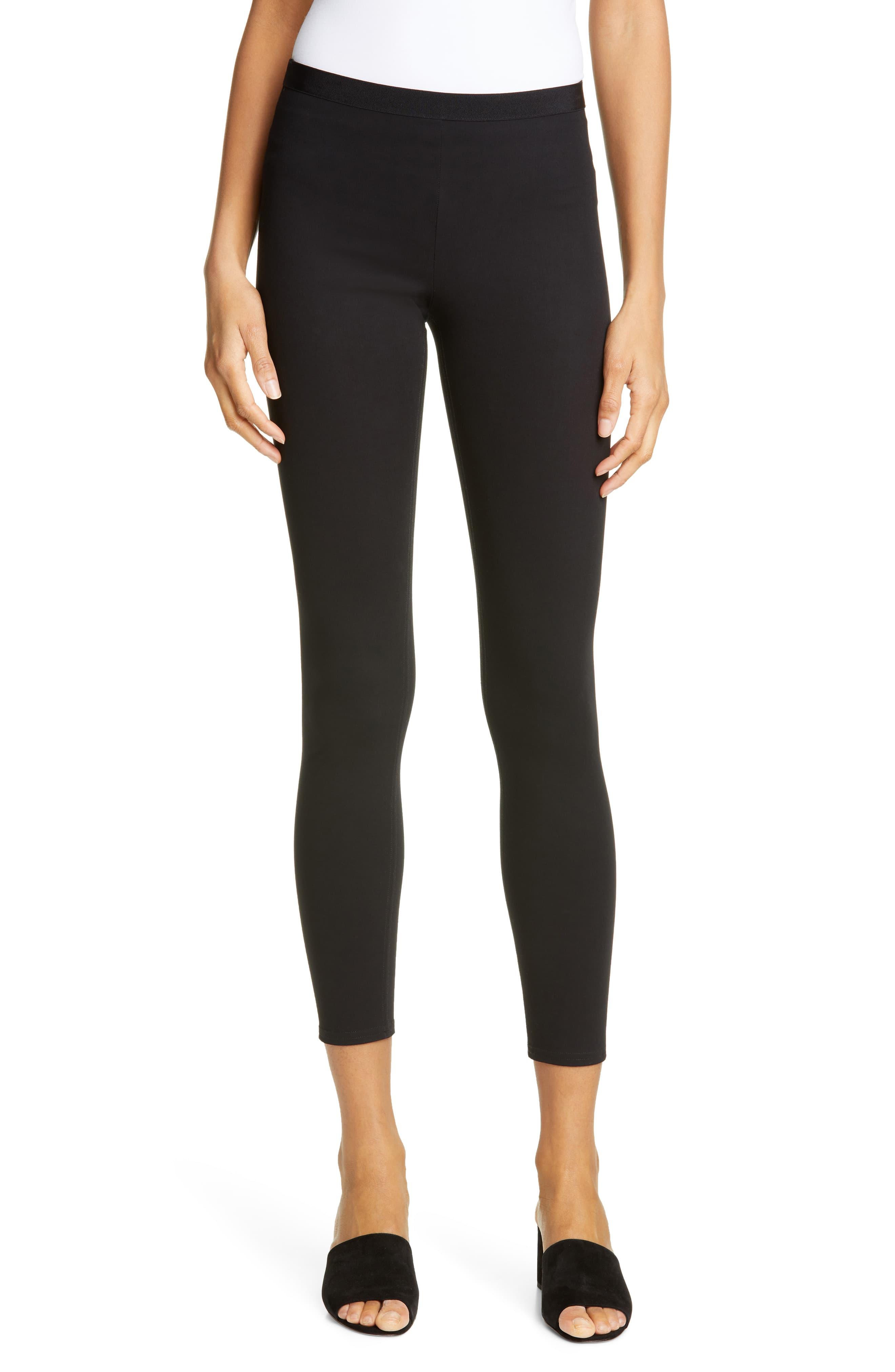 Helmut Lang Mid Rise Leggings in Black - Lyst