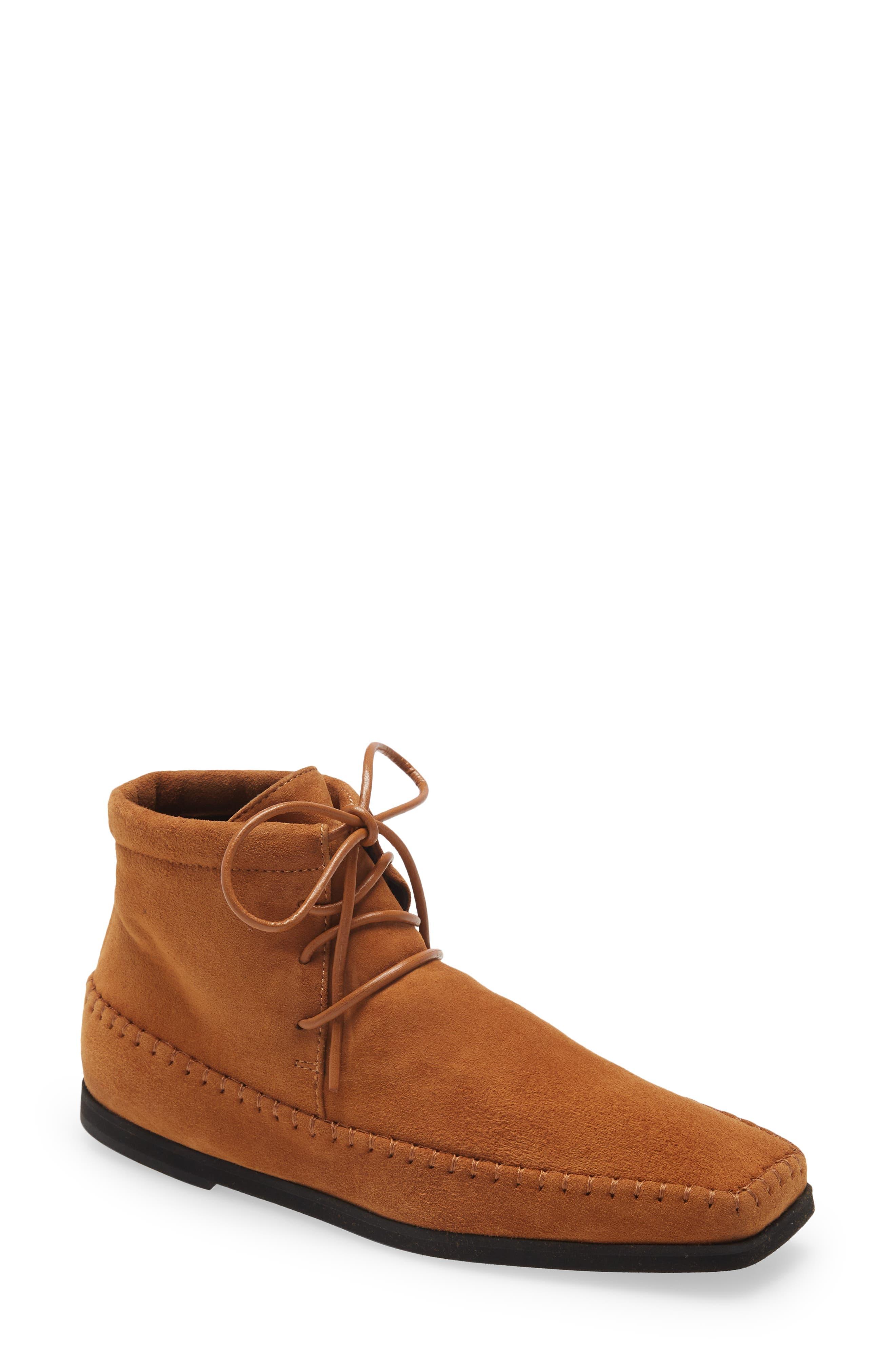 Totême Square Toe Chukka Boot in Brown Lyst