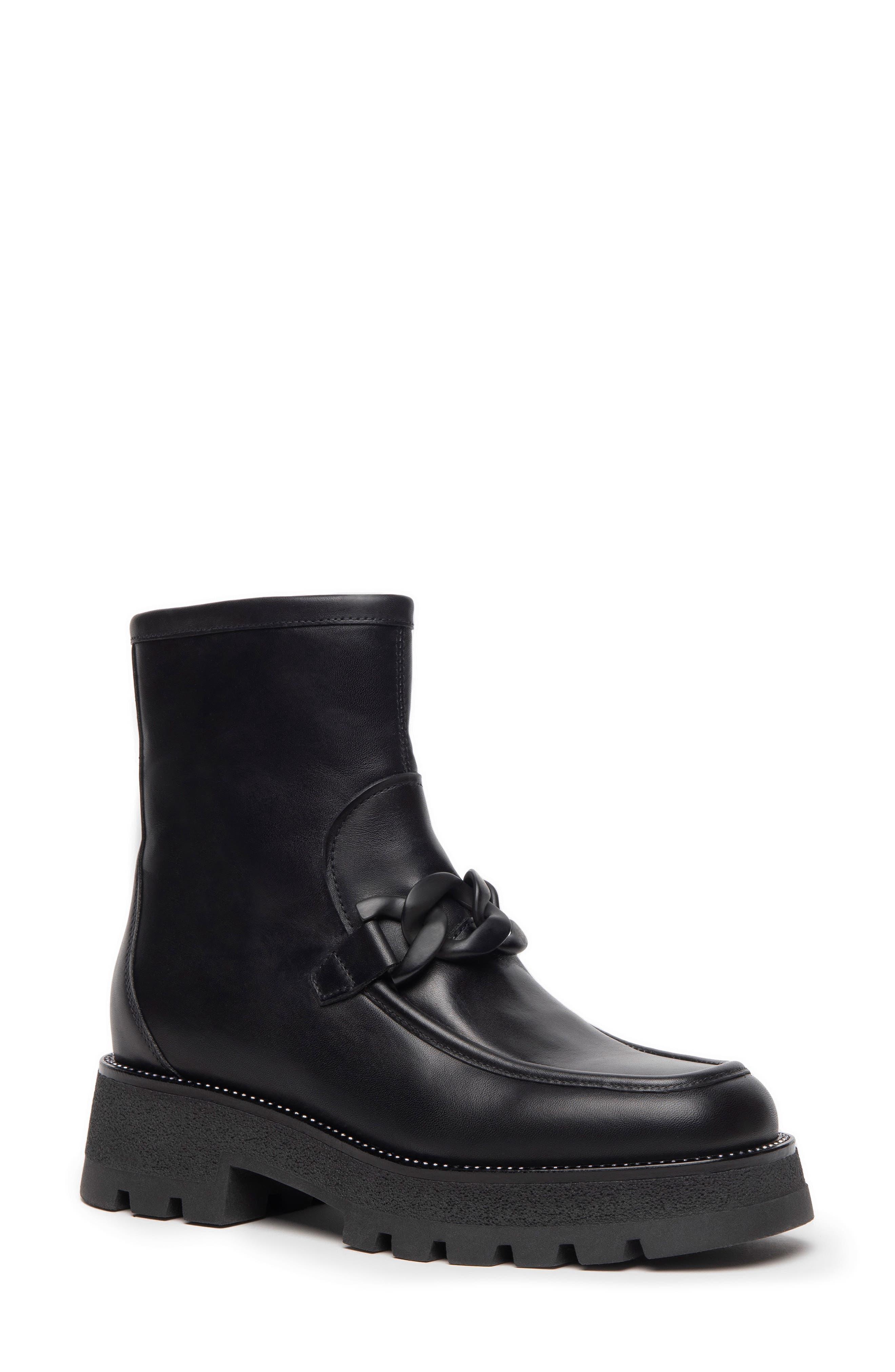 Nero Giardini Chain Platform Boot in Black | Lyst