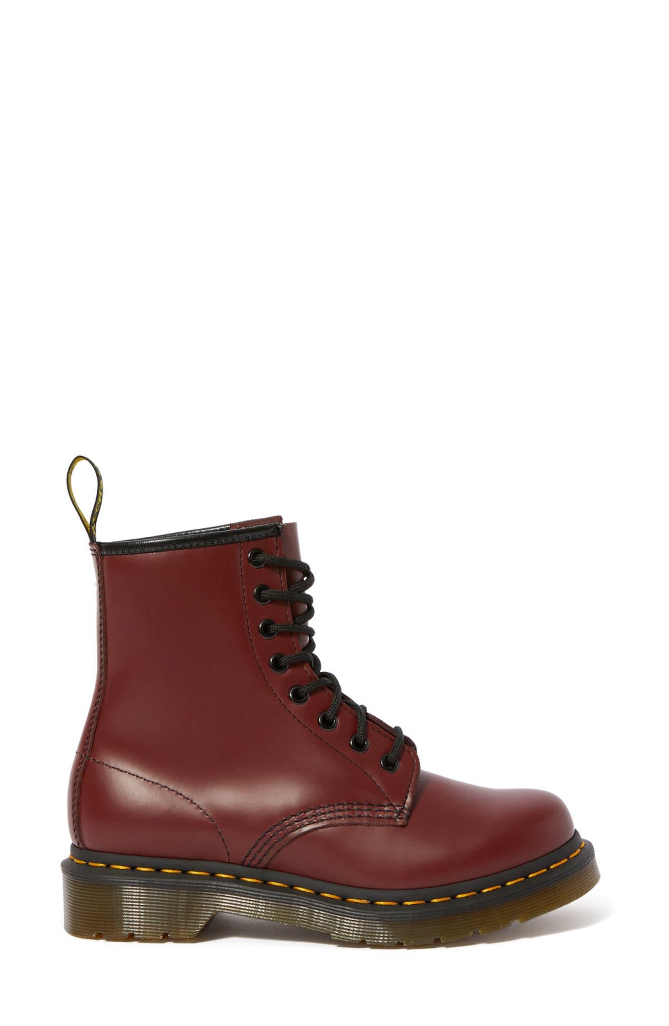 Dr. Martens 1460 W Boot In Cherry At Nordstrom Rack in Brown | Lyst