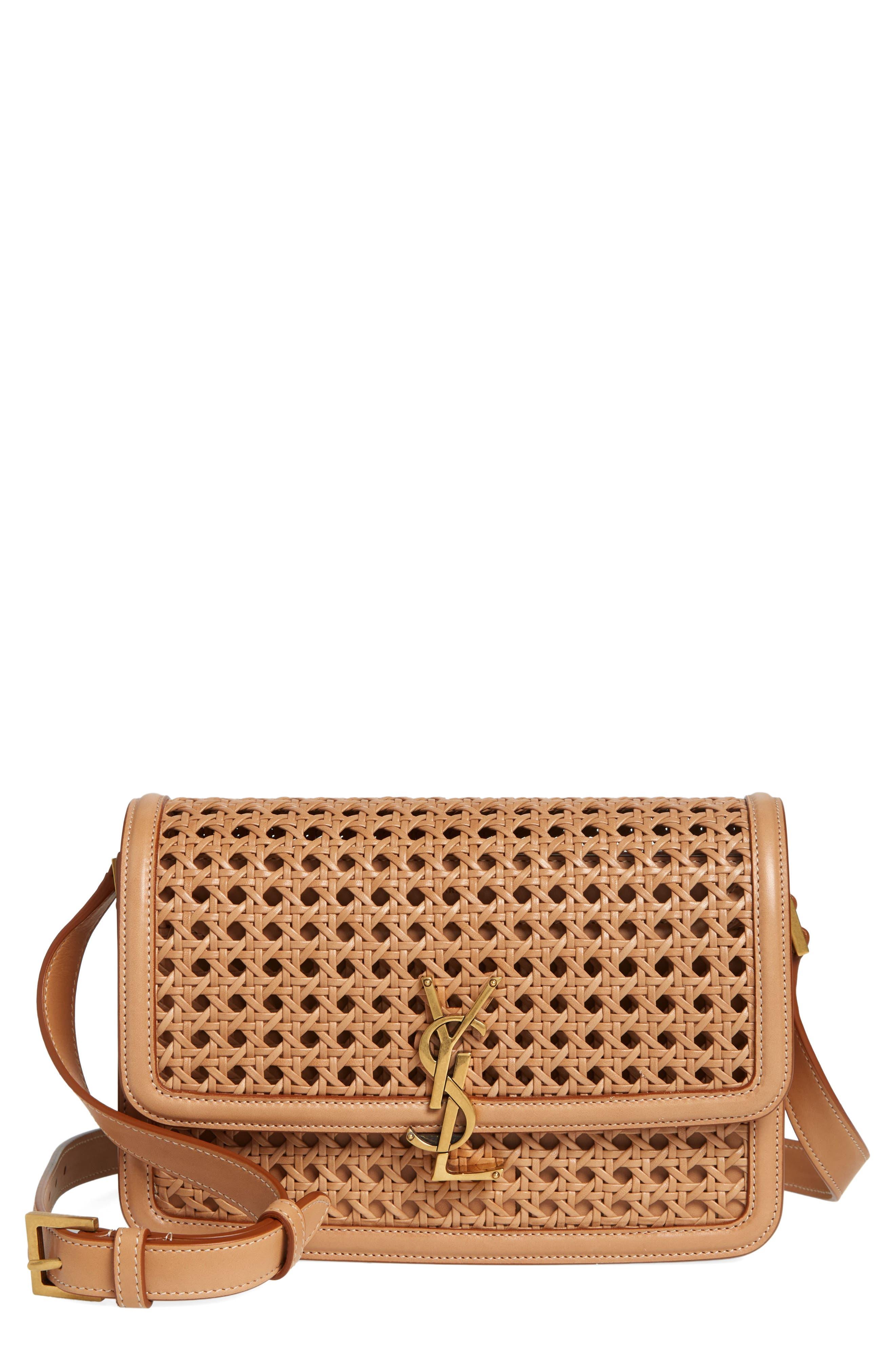 Saint Laurent Medium Solferino Raffia Shoulder Bag, Nordstrom in 2023