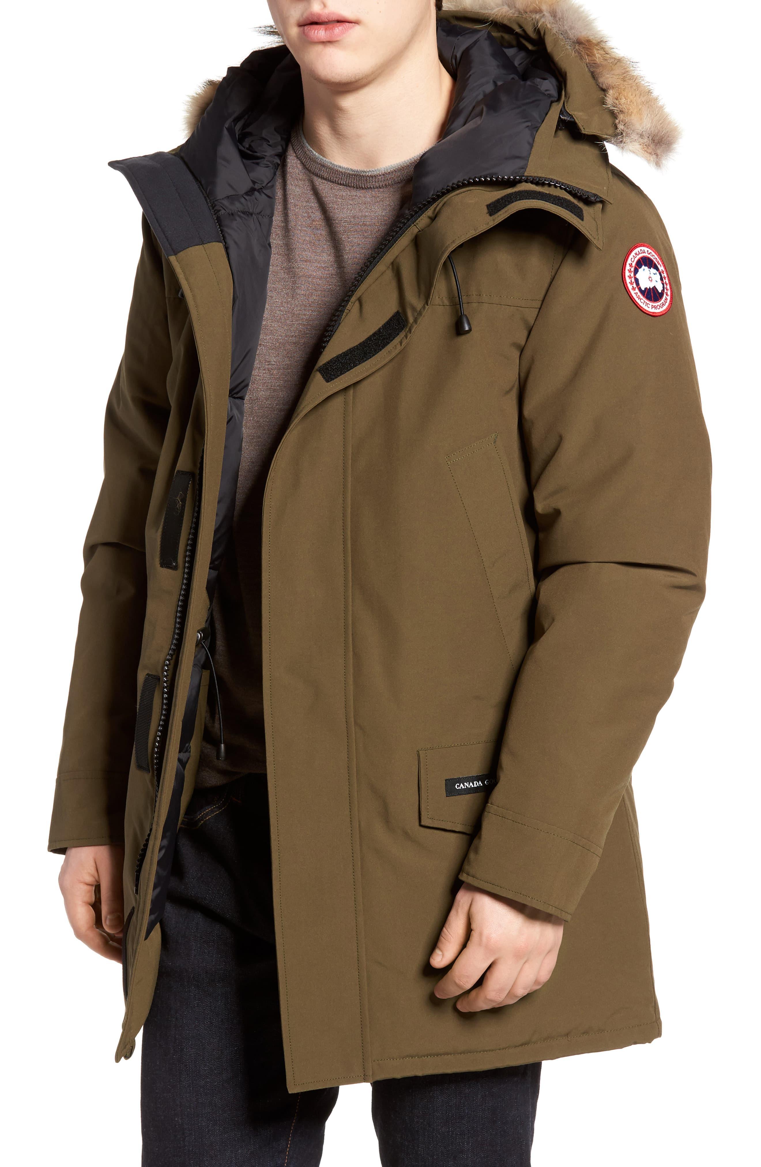 Canada Goose Langford Slim Fit Down Parka With Genuine