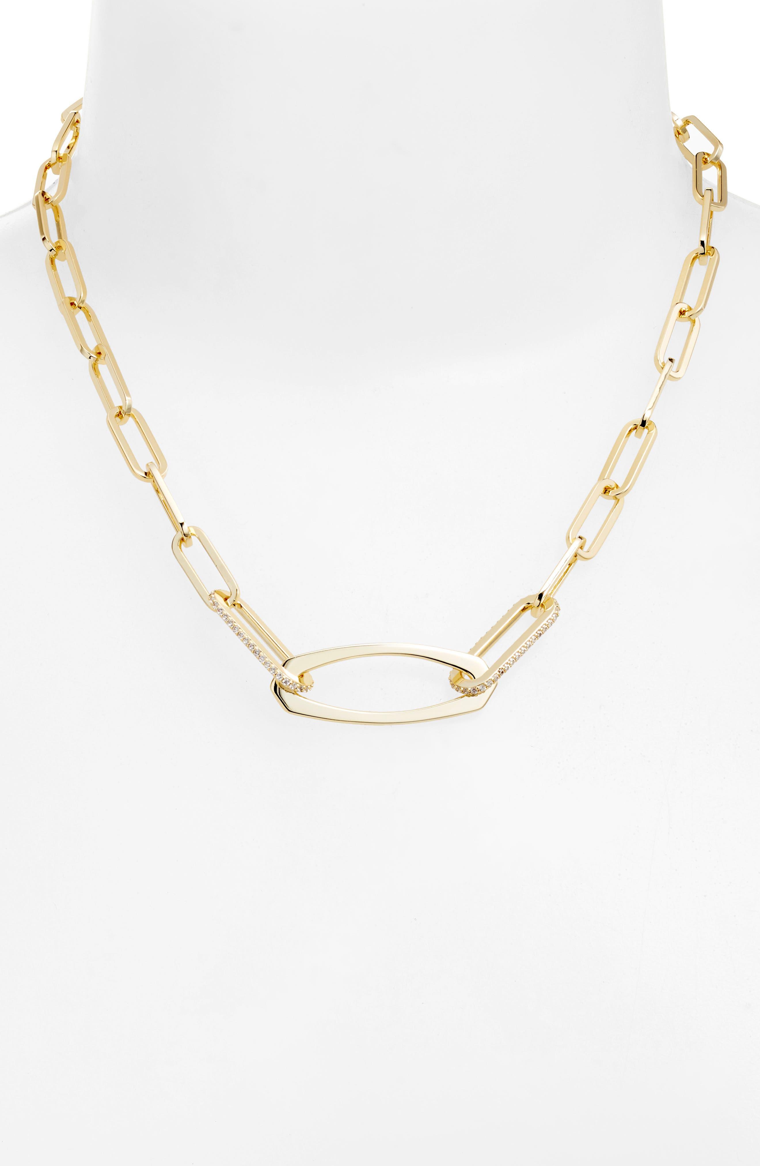 Adeline Chain Necklace in Gold