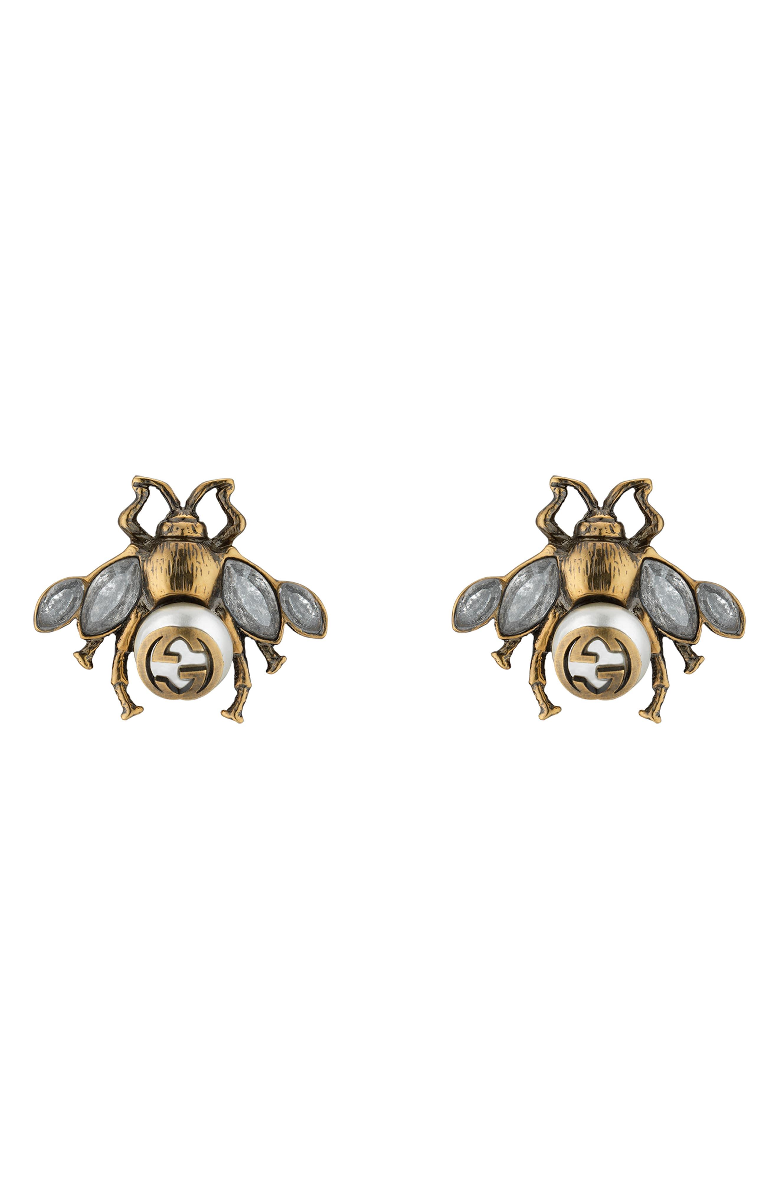 gucci bee earrings