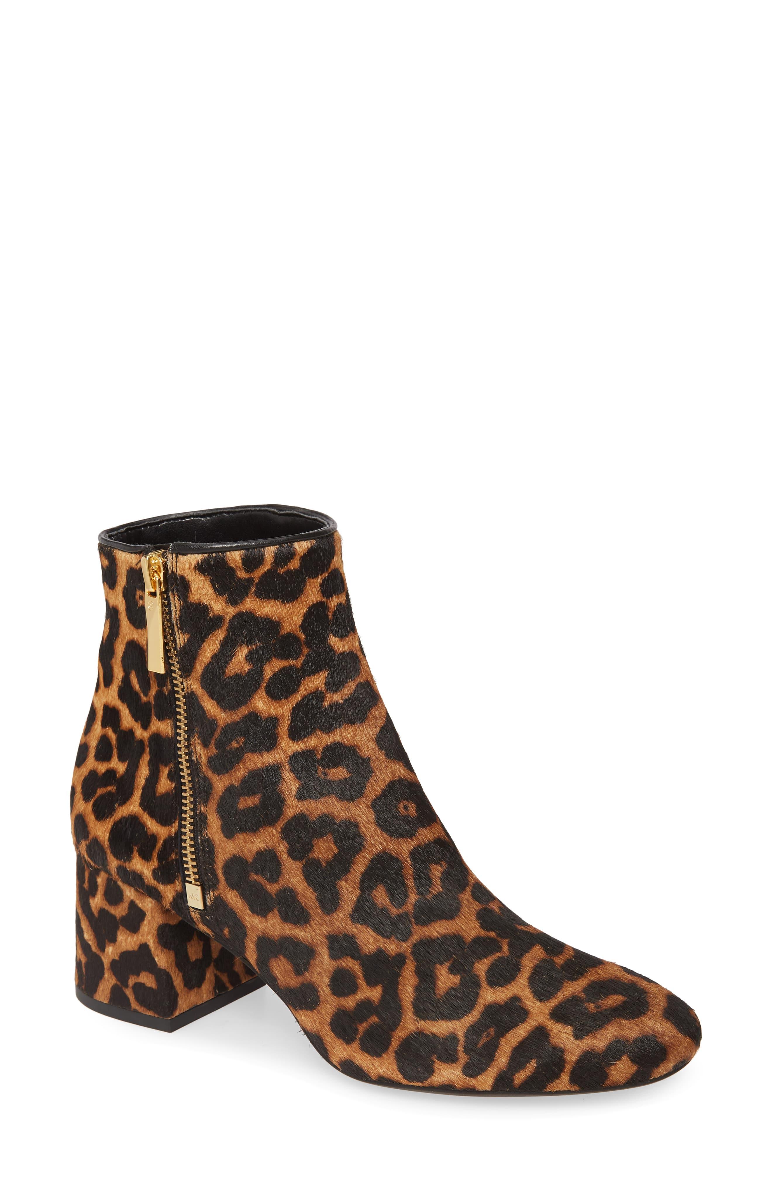 walden genuine calf hair bootie