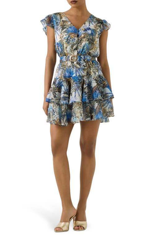 Mini Abito Costine GUESS Biondo Vaniglia – Adherente In Cotone Ed Elastan Con Logo, Taglia M - 4