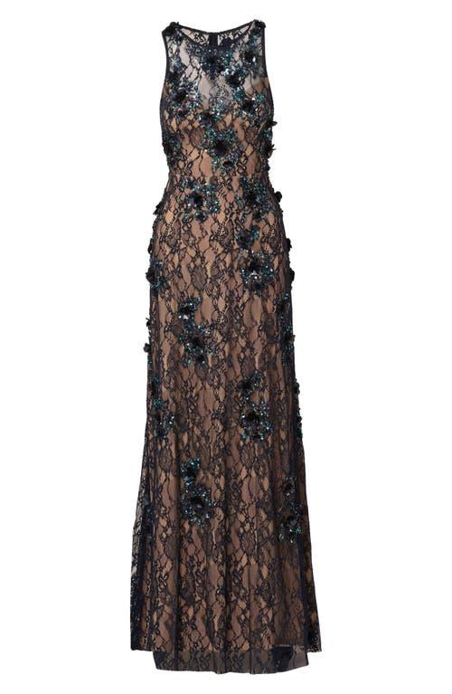 Adrianna Papell Sequin Lace Sleeveless Gown in Black | Lyst Adrianna Papell Sequin Lace Sleeveless Gown in Black | Lyst
