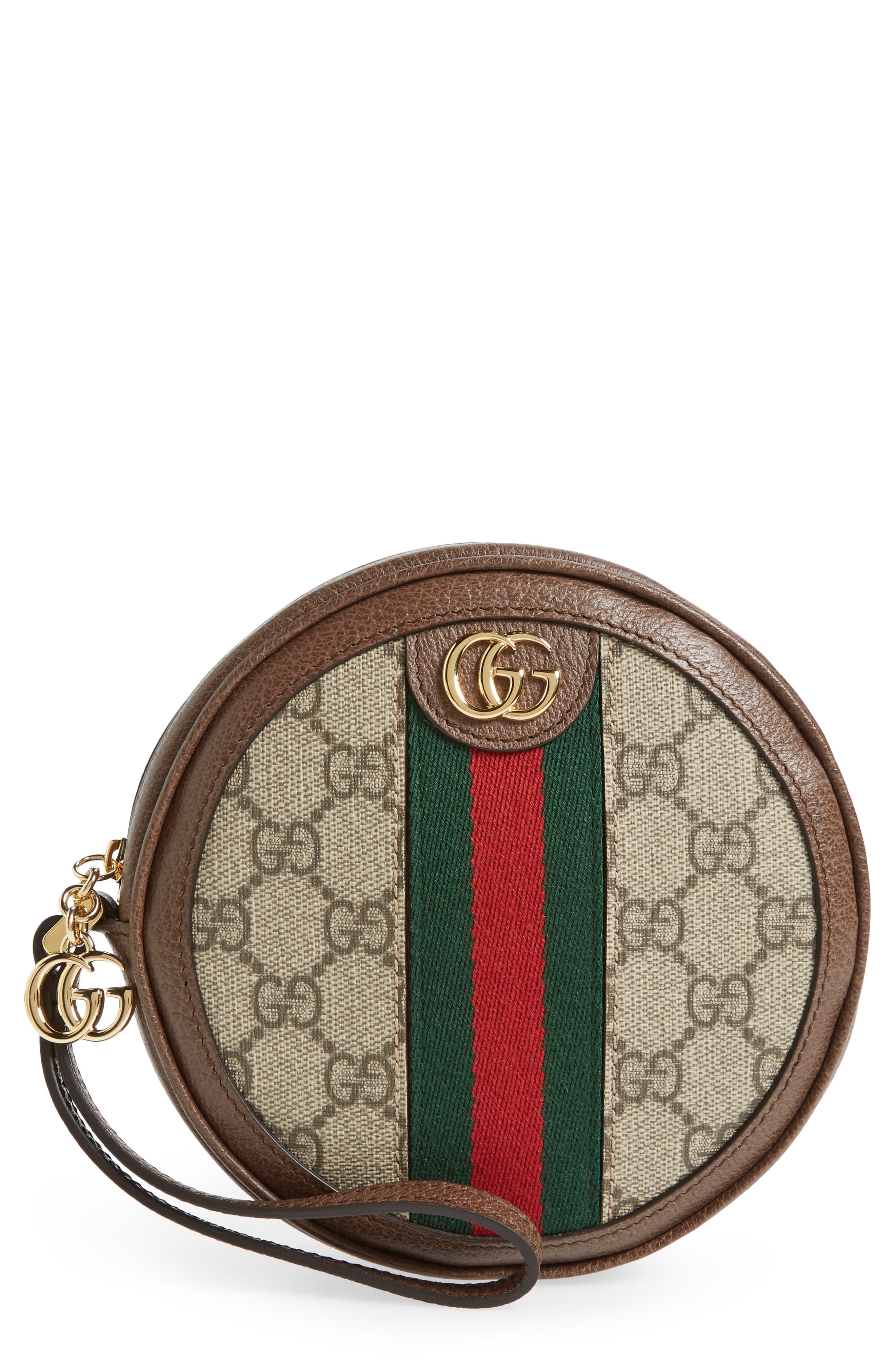 ophidia gg supreme canvas wristlet