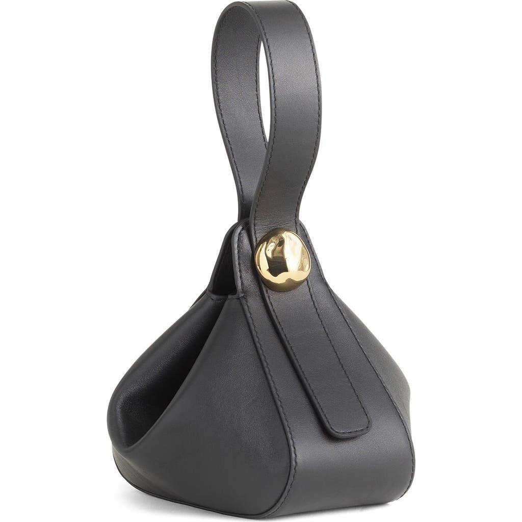 Madewell The Sculpted Metal Wristlet Bag in Black Lyst