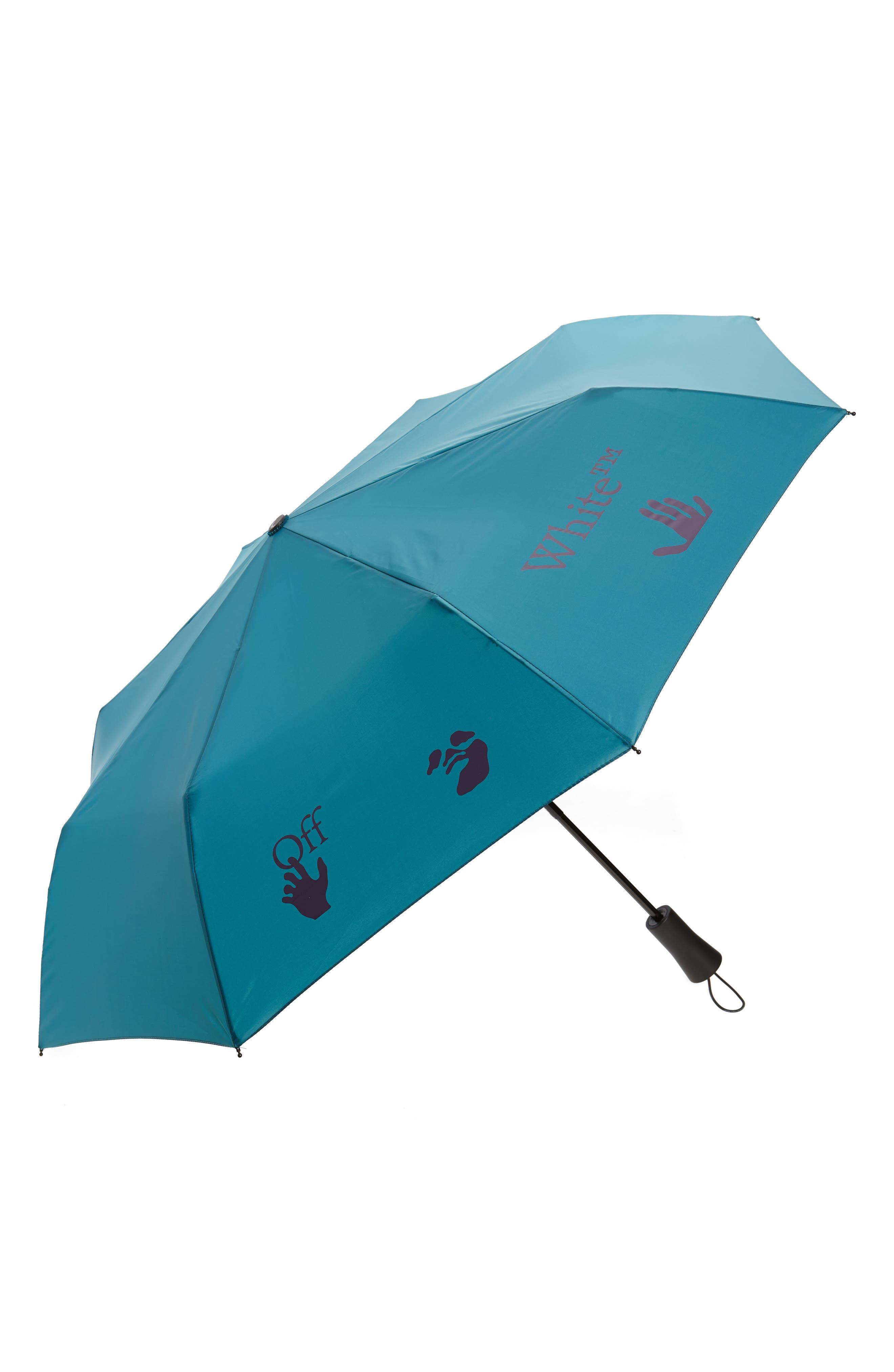 Off-White c/o Virgil Abloh Synthetic Logo-print Long Umbrella Womens Accessories Umbrellas 