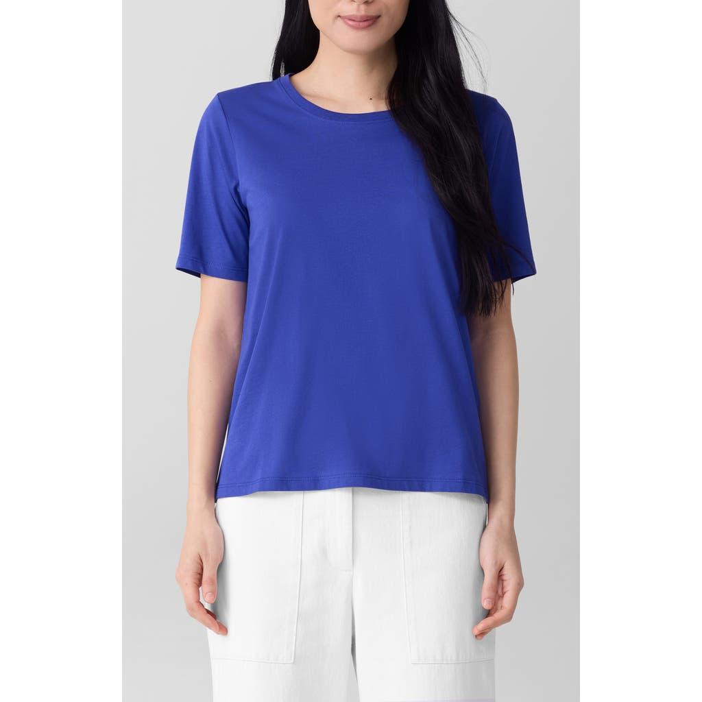 (取寄) アイリーン フィッシャー レディース ラウンド ネック ティー Eileen Fisher women Round Neck Tee  Organic Pima Cotton Jersey Round Neck Tee | EILEEN FISHER