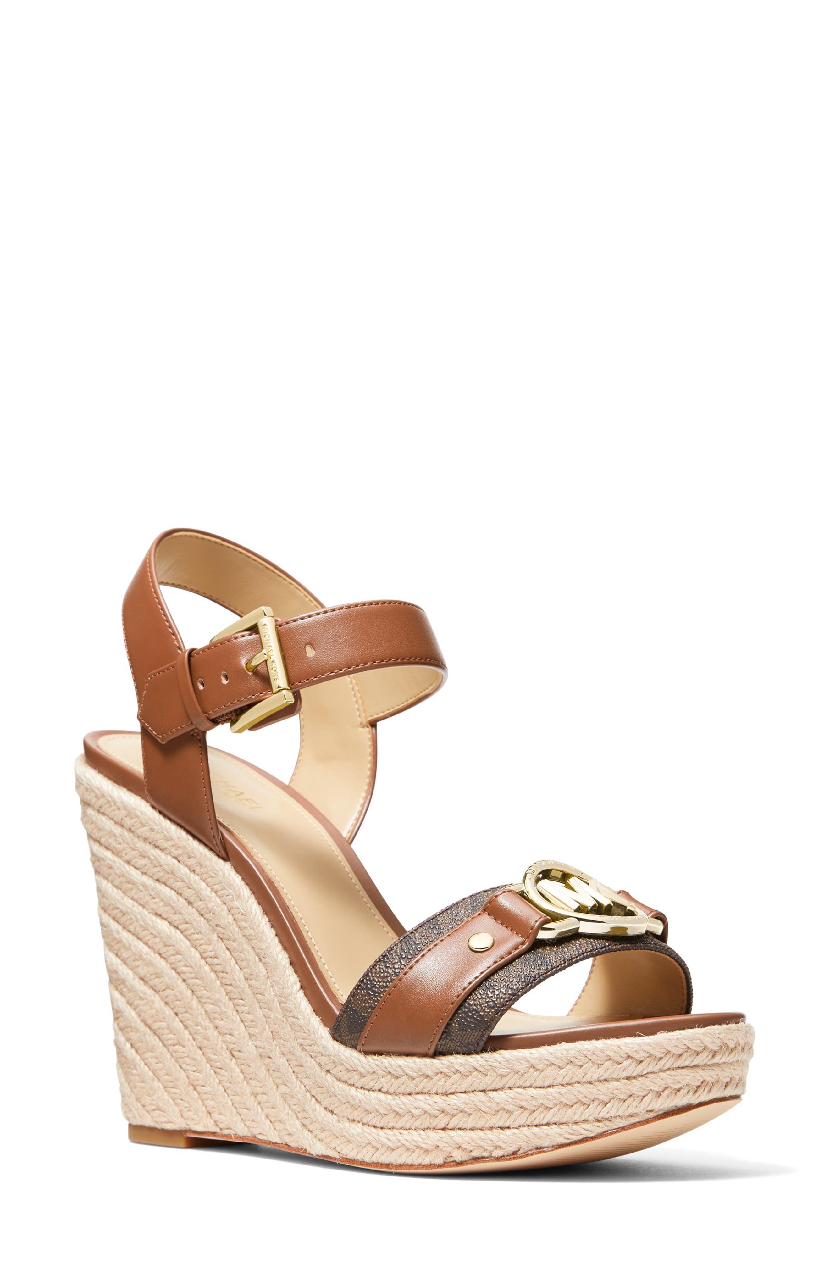 michael kors espadrille wedge