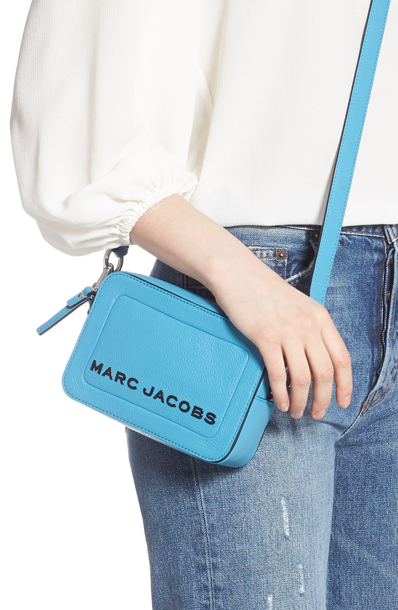 marc jacobs the box leather crossbody bag