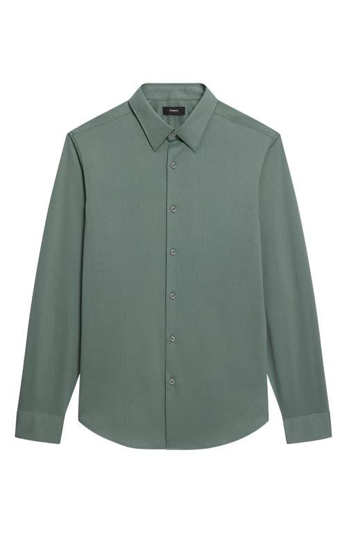 slim fit dress slacks Theory Sylvain Structure Knit Shirt | Men's Slim Knit Shirt – Raggs main image 0