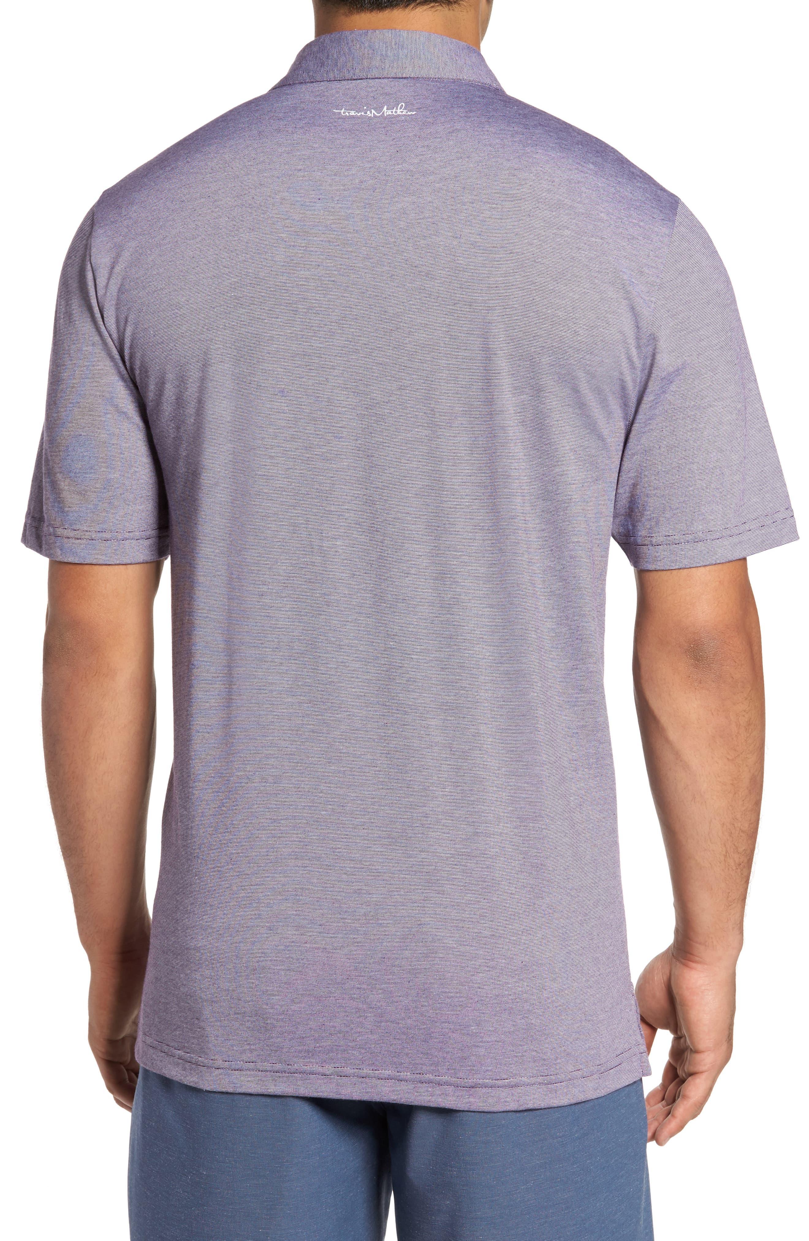 Travis Mathew Cotton The Zinna Regular Fit Performance Polo in Purple for Men - Save 44% - Lyst