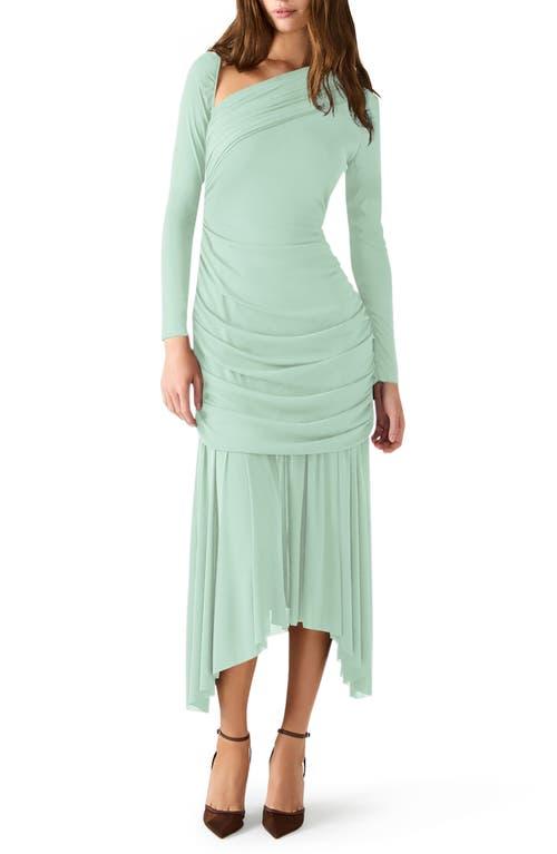 steve madden green velvet dress Baltic Born Womens Meghan Velvet Wrap Maxi Dress | Deep Green main image 0