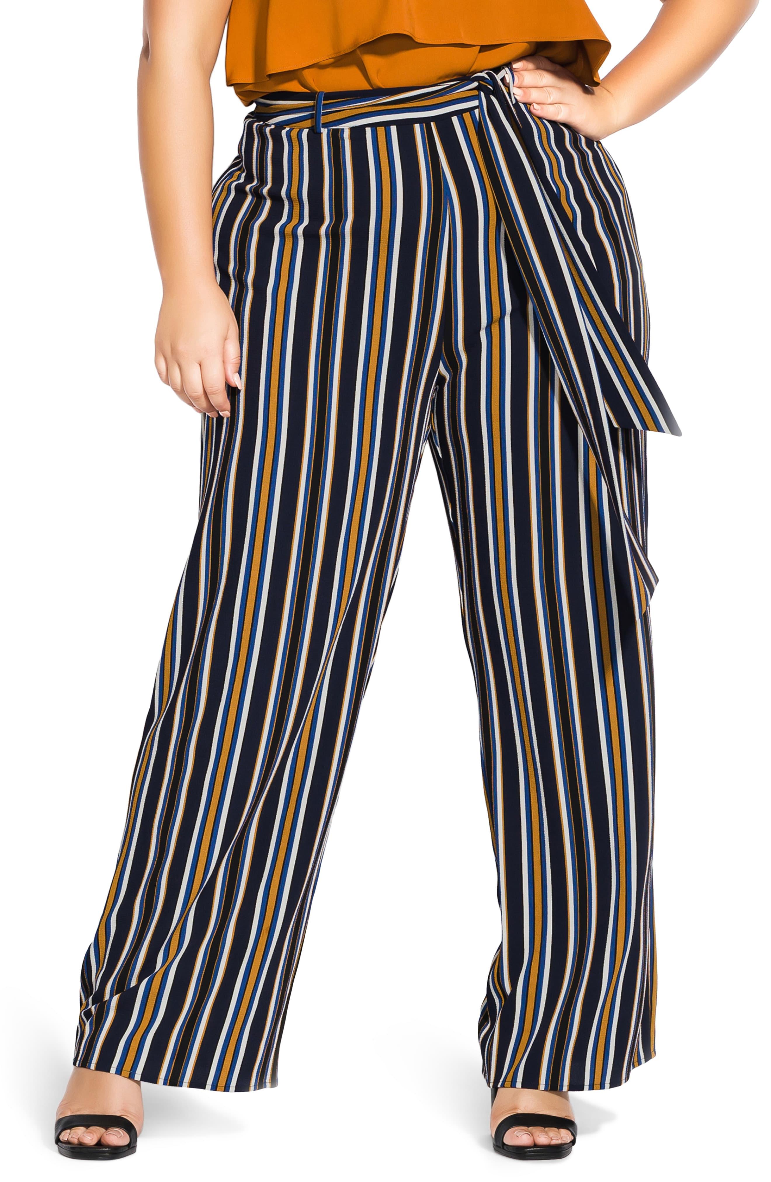 forever 21 blue and white striped pants