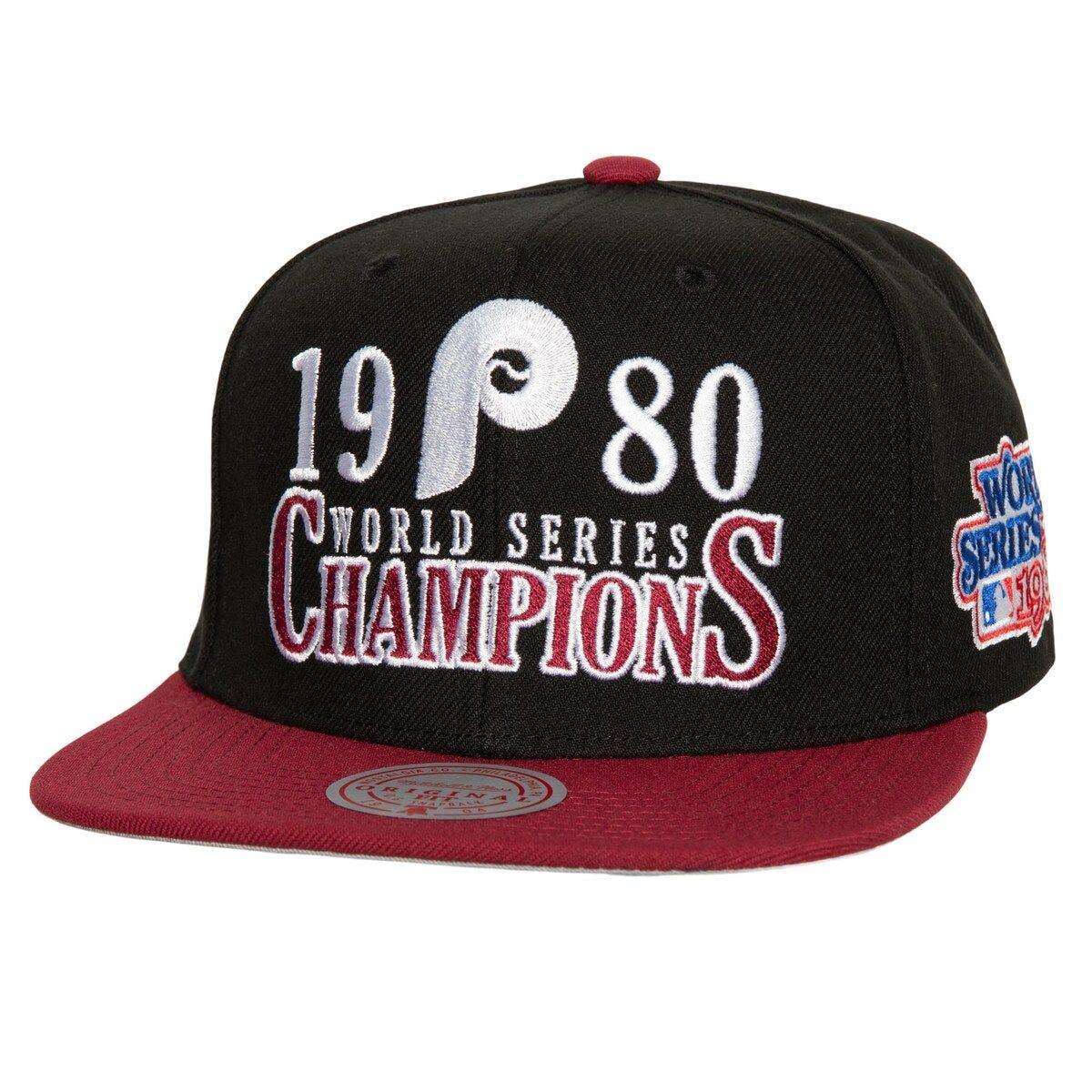 Men's Philadelphia Phillies Mitchell & Ness Black/Teal Citrus Cooler  Snapback Hat