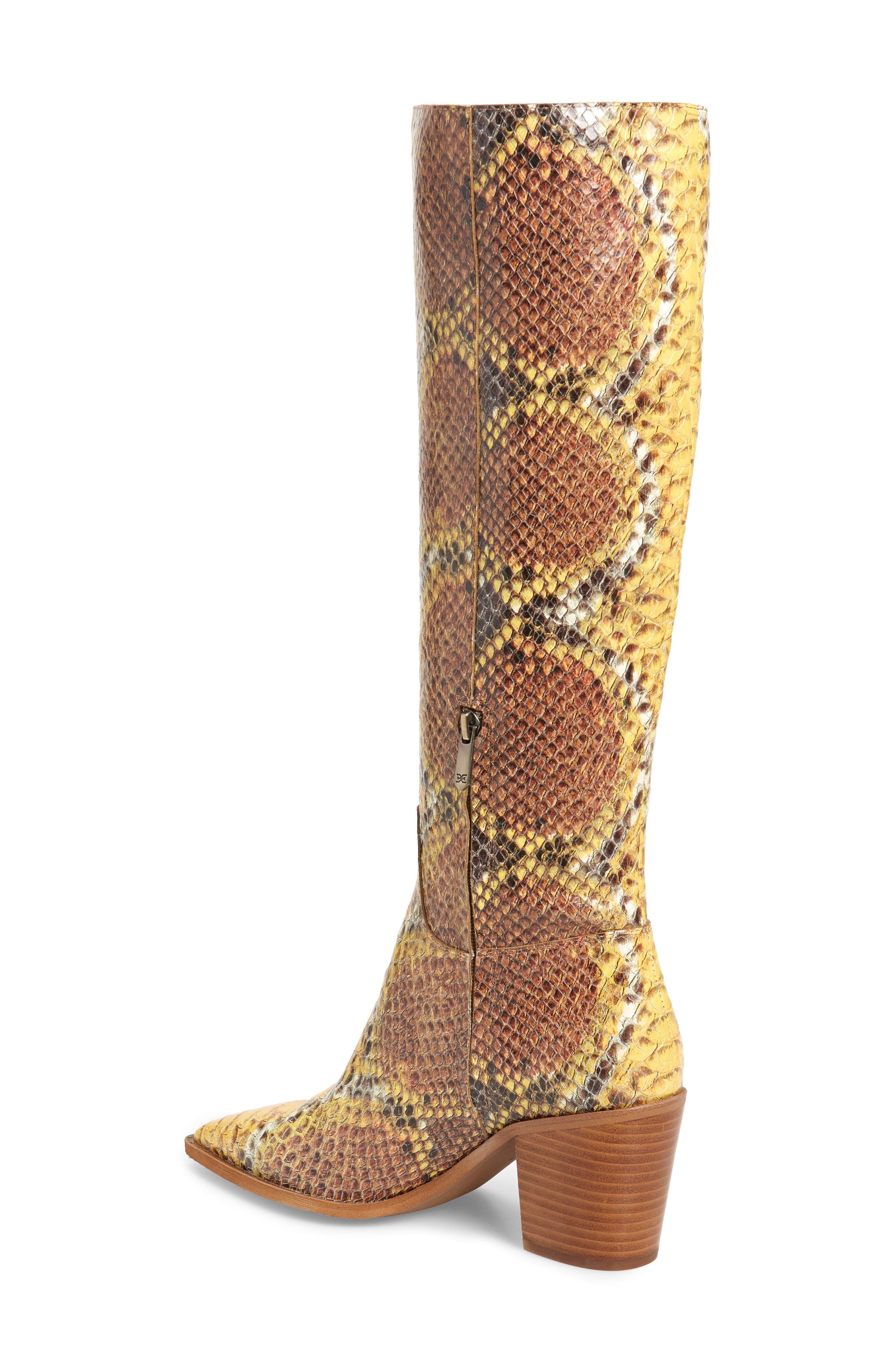 sam edelman lindsey pointed toe knee high boot