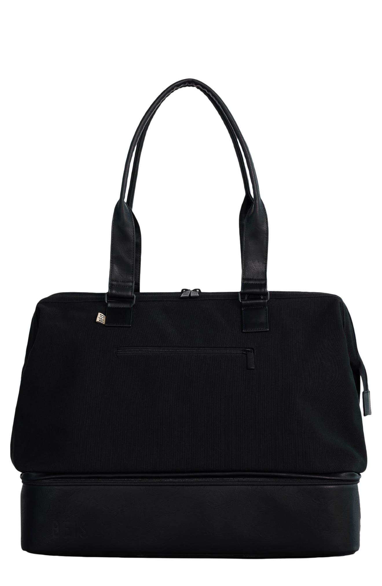 BEIS Weekender Water Repellent Tote Bag in Black Lyst