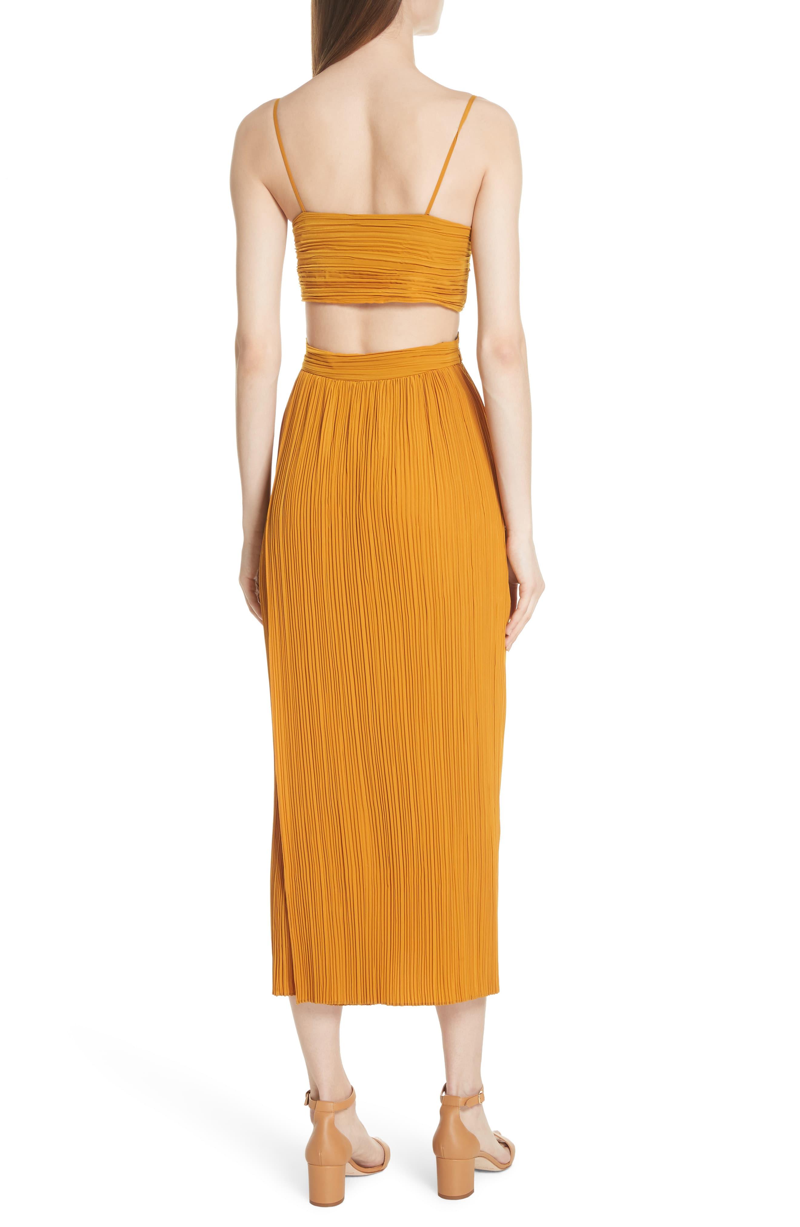 alc sienna pleated dress
