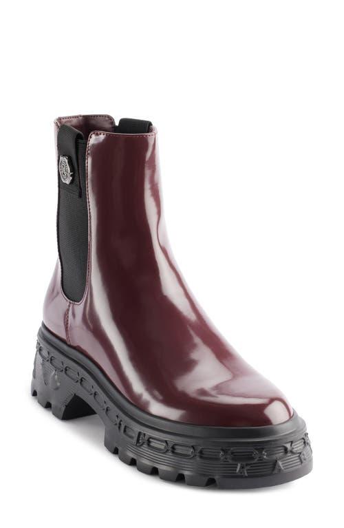Karl Lagerfeld Suede Lug Sole Chelsea Boot I Black