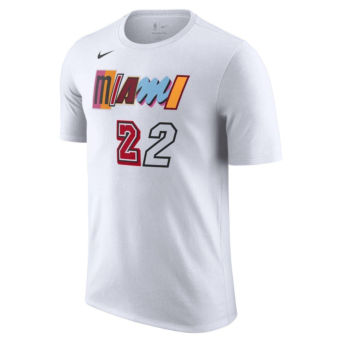 Jimmy Butler Miami Heat Nike Youth 2022/23 City Edition Name & Number T- Shirt - White