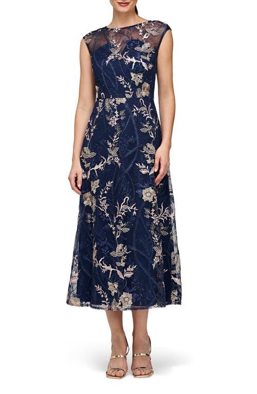Floral Nordstrom Js Collection Dresses JS Collections Brynn Floral  Embroidered Mesh Dress In Blue Lyst