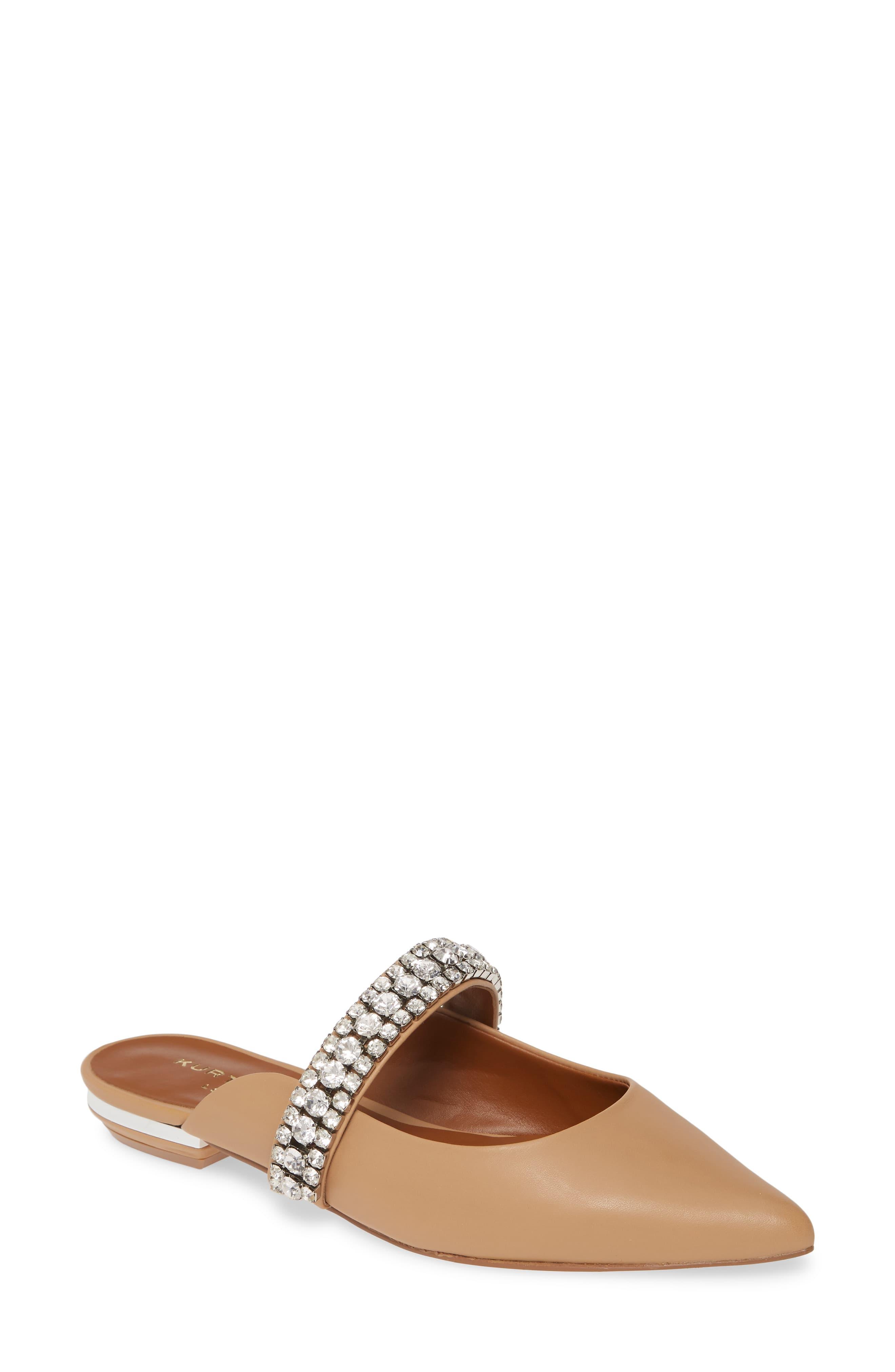 kurt geiger london princely crystal embellished mule