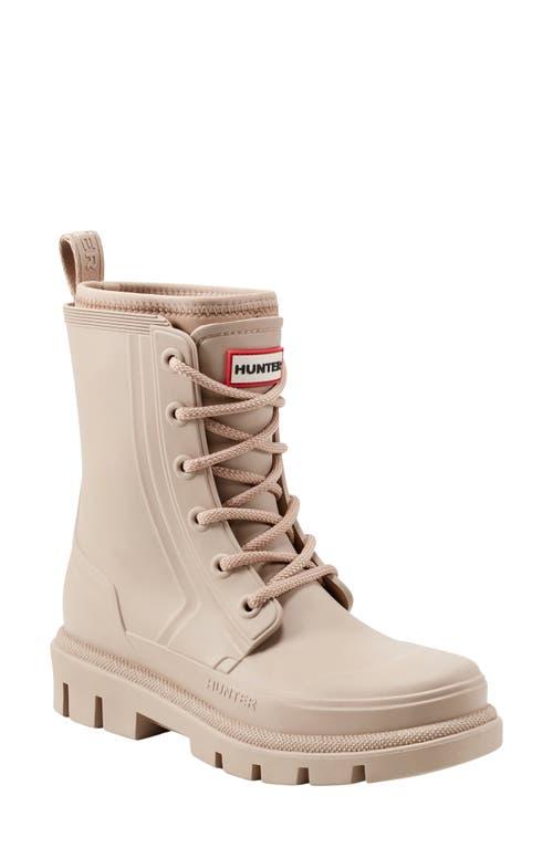 HUNTER Damen Gummistiefel Diana – Wasserdicht, Neopren-Obermaterial, Schnürbar – Stylischer Regenstiefel