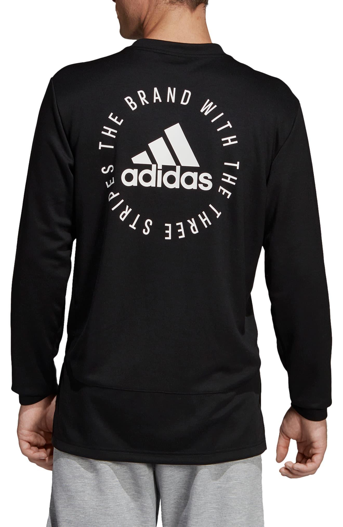 adidas Synthetic Sid Mesh Pullover in Black for Men - Lyst