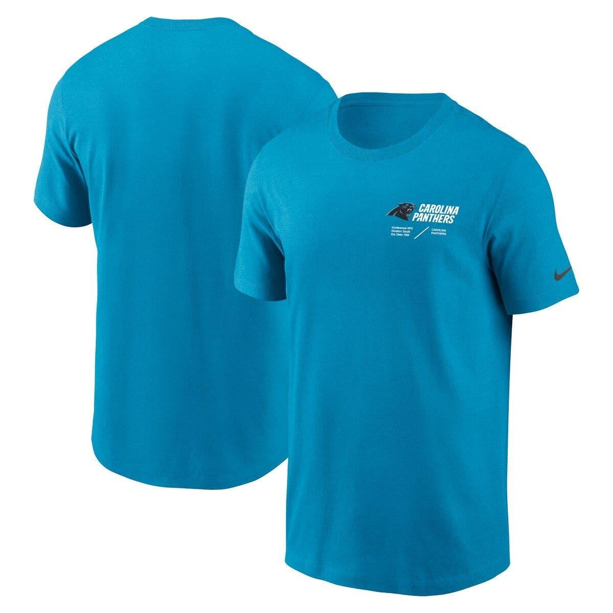 Men's NFL Carolina Panthers Nike 2022 Sideline Athletic Stack