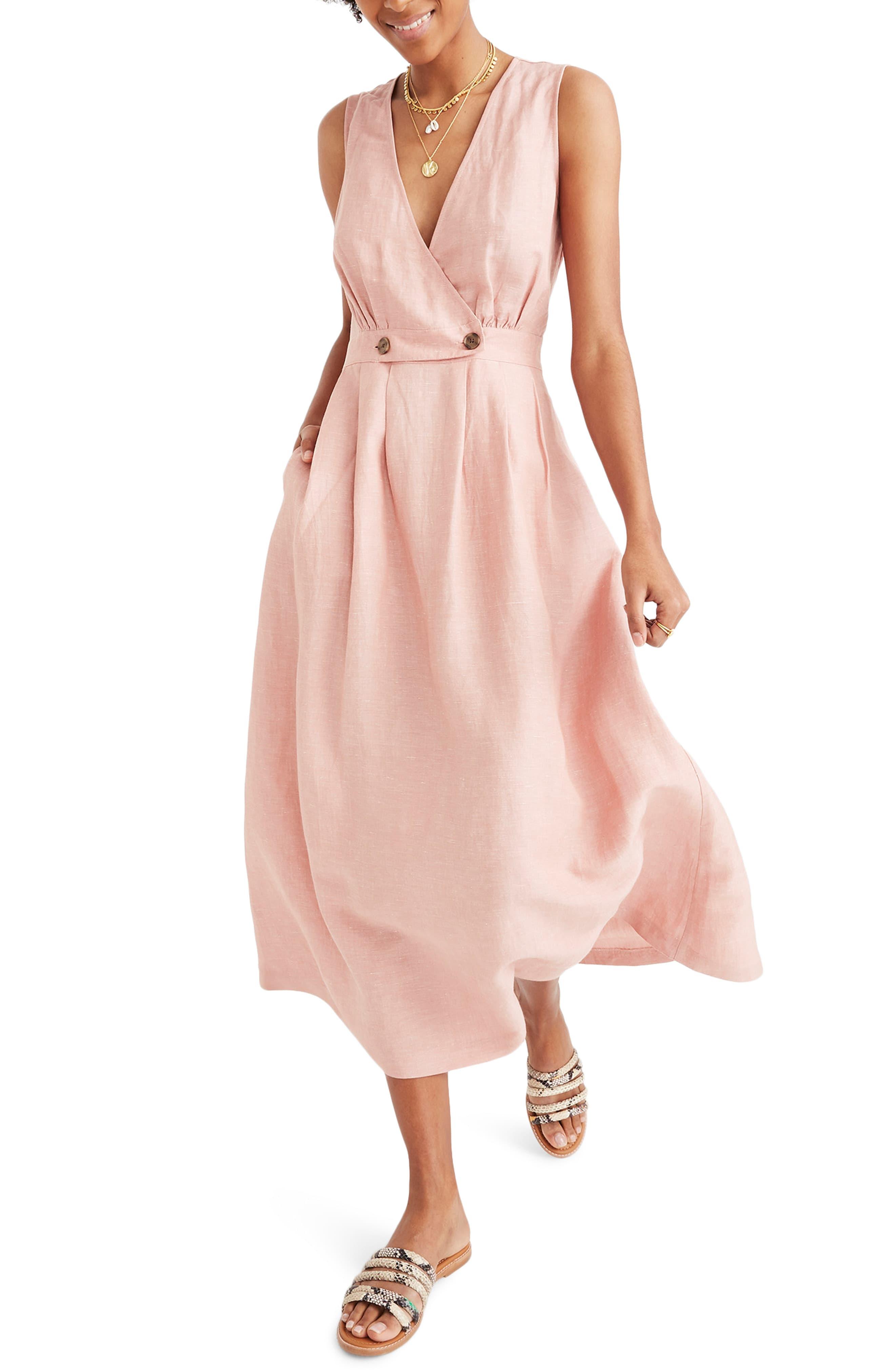 madewell button waist dress
