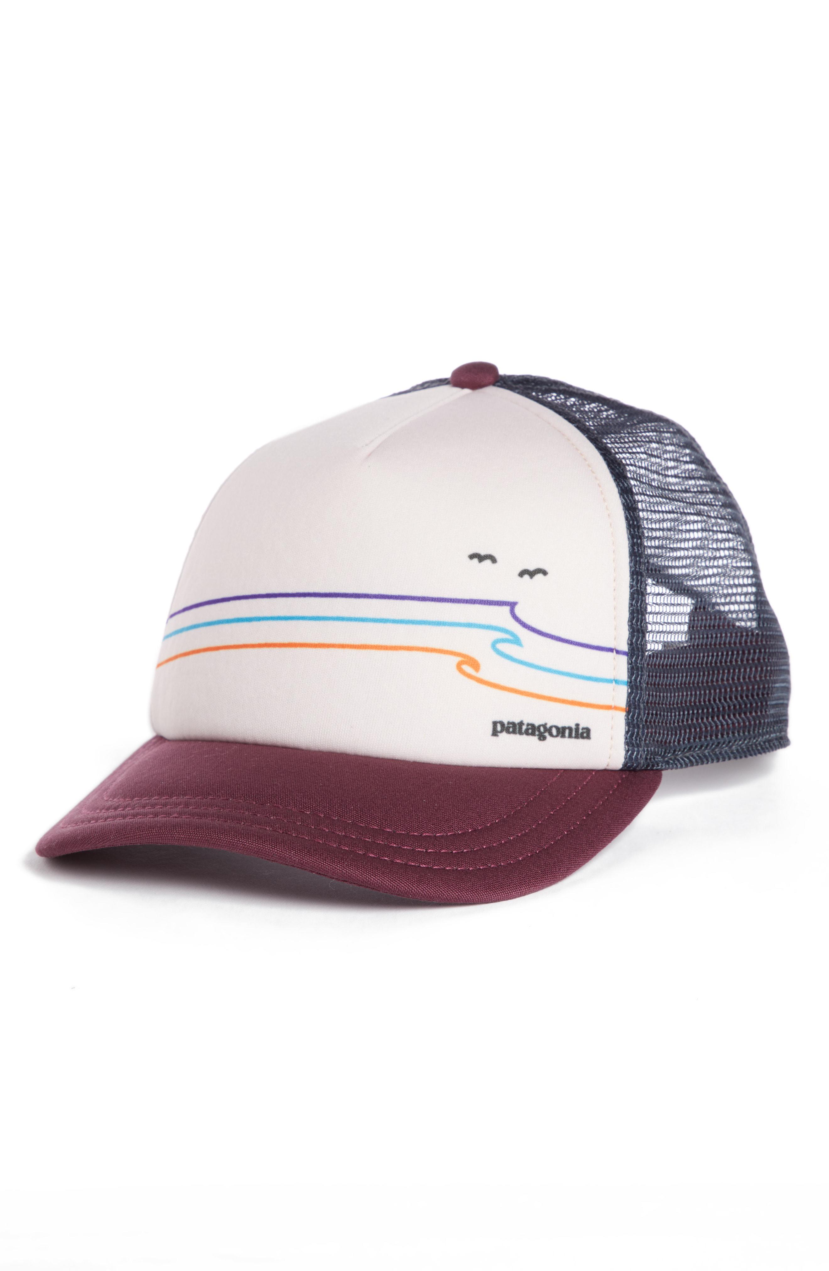 burgundy patagonia hat