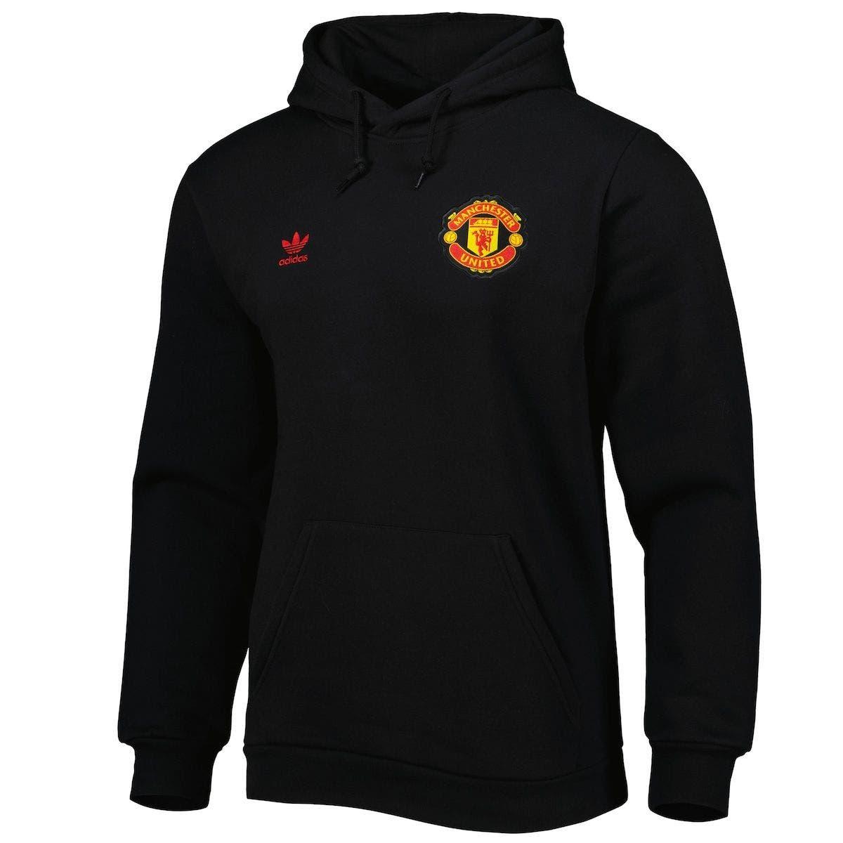 adidas Manchester United Essential Pullover Hoodie At Nordstrom in Black  for Men | Lyst