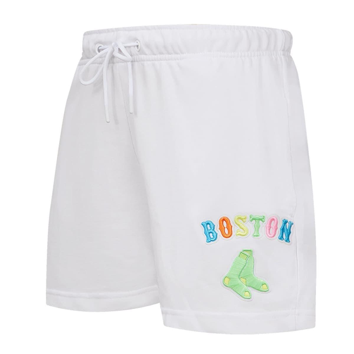 Los Angeles Dodgers Pro Standard Women's Washed Neon Shorts - White