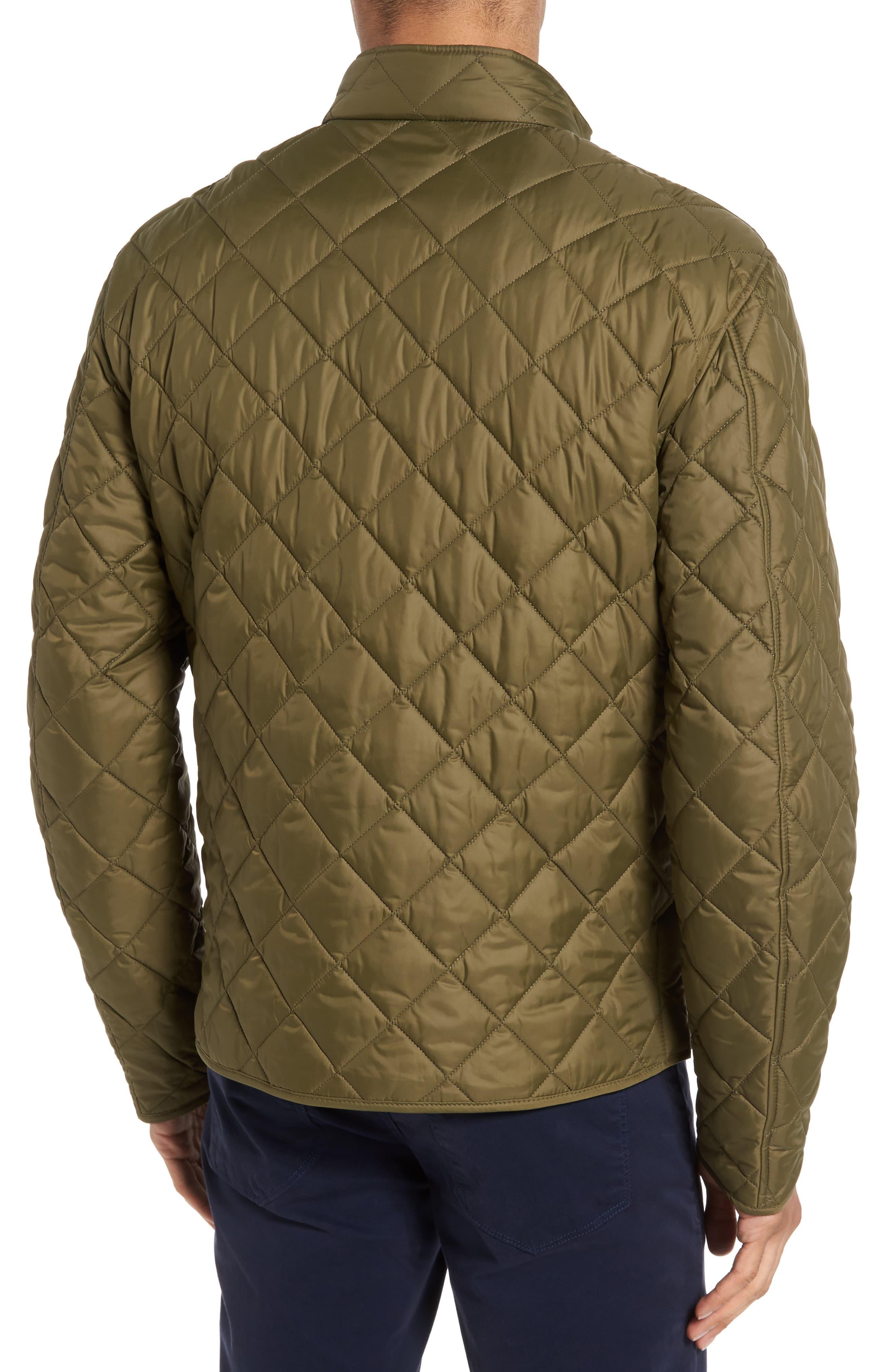 Barbour Pod Slim Fit Quilted Jacket in Olive (Green) for Men - Lyst