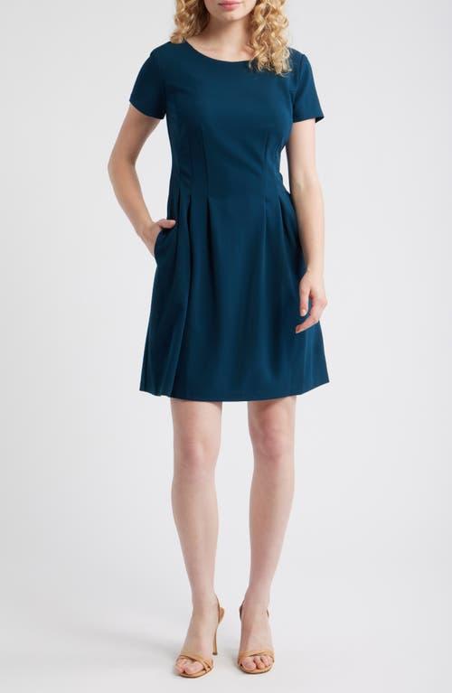 slim fit dress slacks Connected Apparel 3/4 Sleeve Solid Draped Sheath Dress – Eden Coutures main image 0
