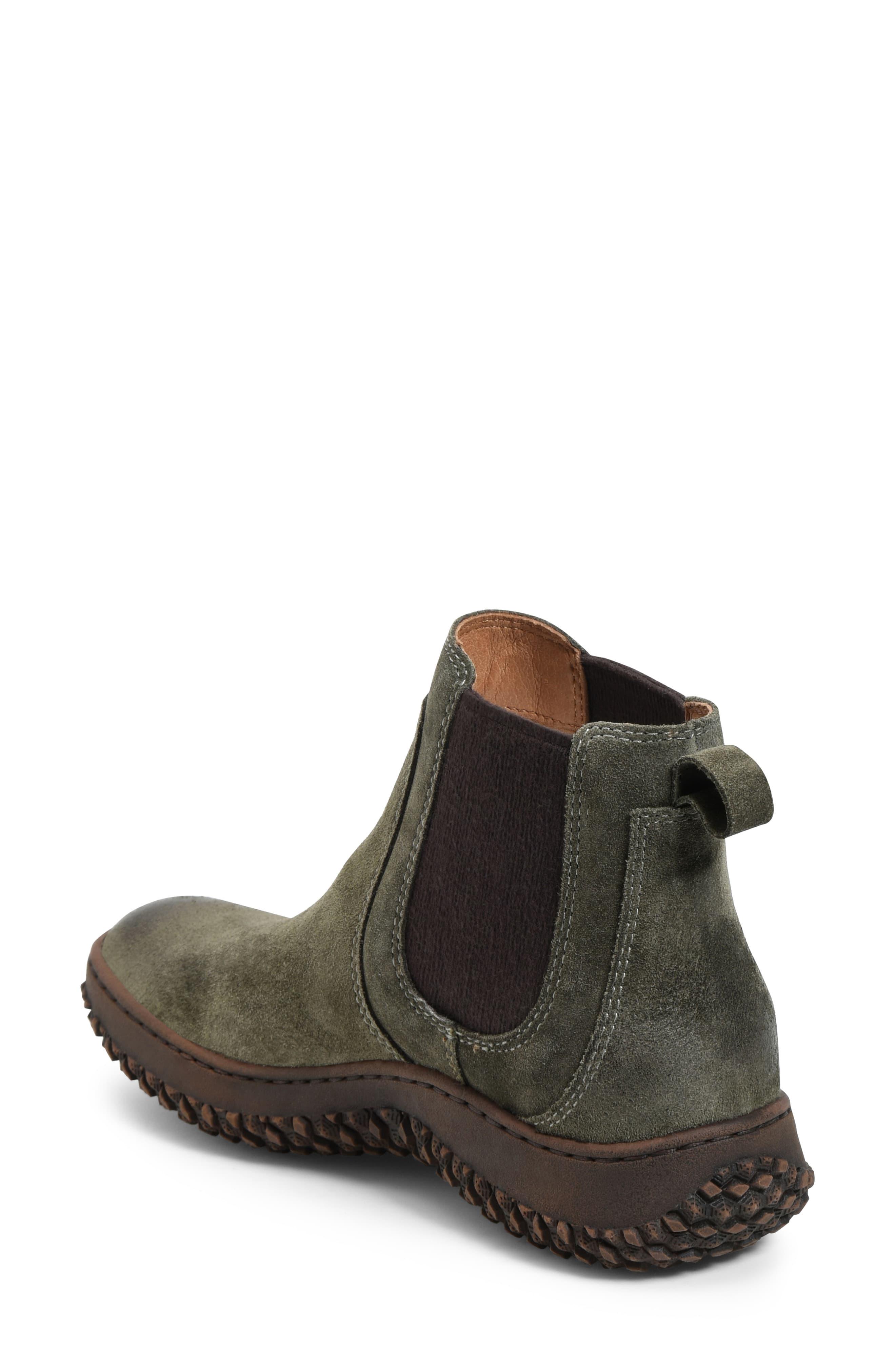 Söfft Söfft Abry Waterproof Chelsea Boot in Army Green Suede (Green) - Lyst