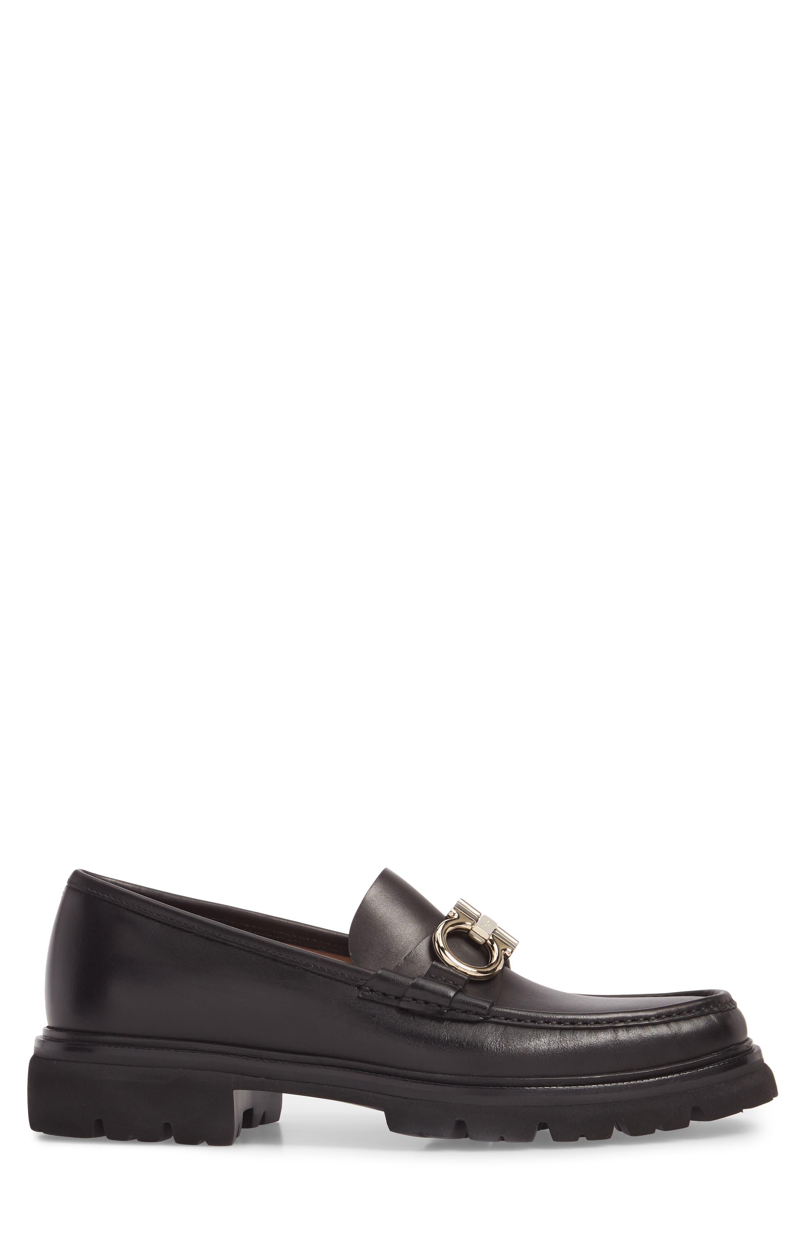 Ferragamo Ferragamo Bleecker Moccasins Bit Loafers in Black 