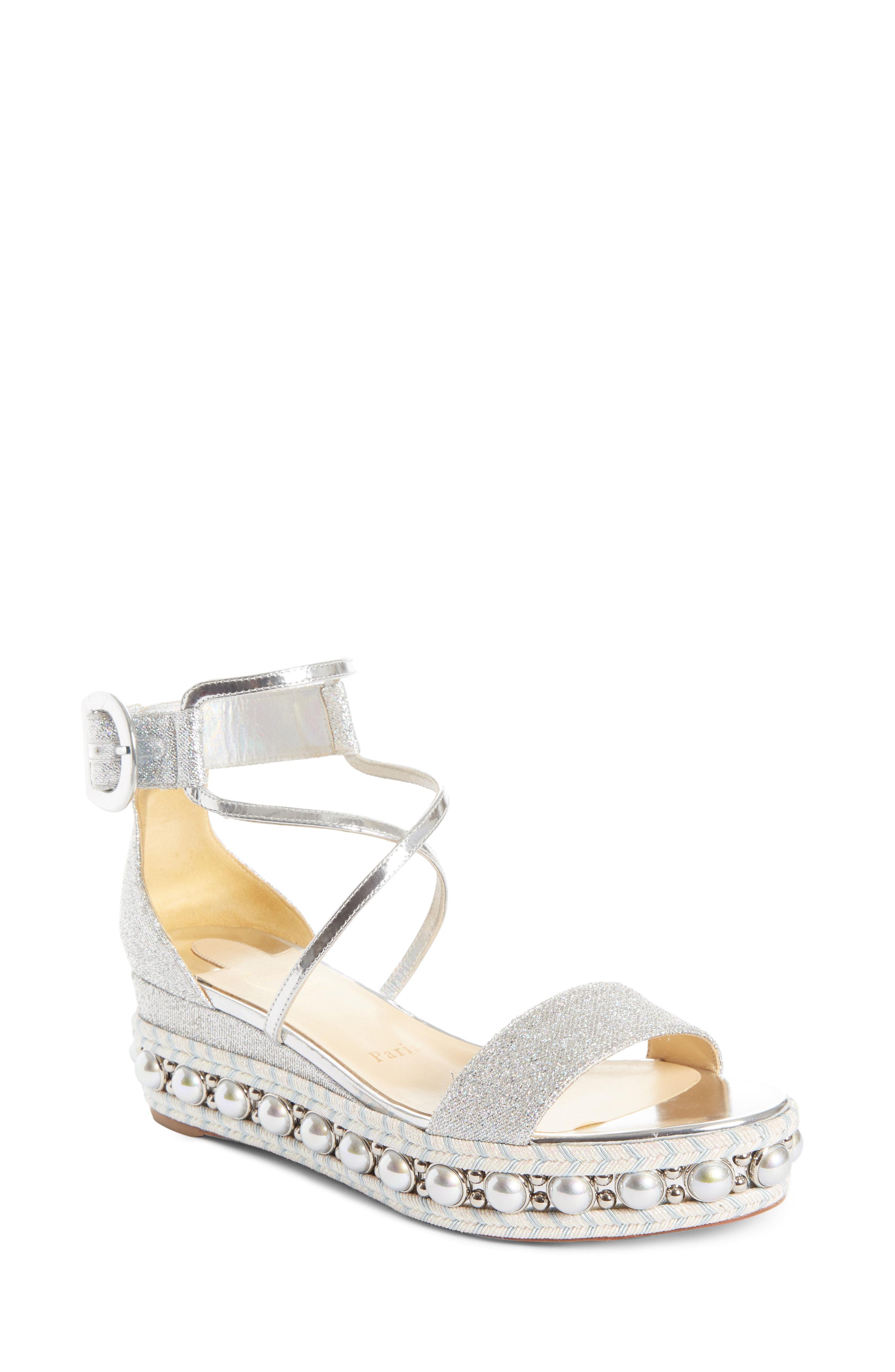 chocazeppa studded wedge