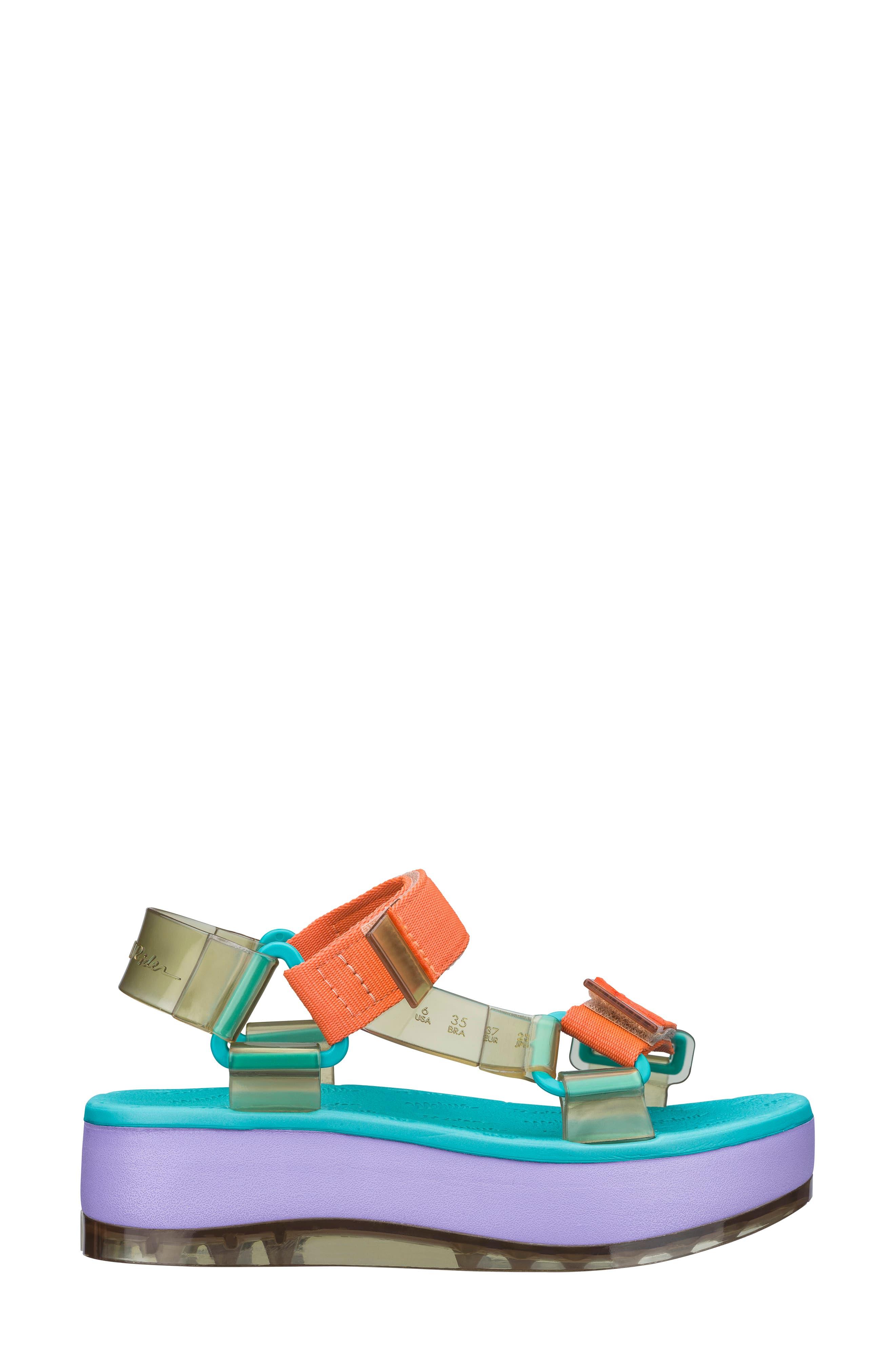 melissa papete rider platform sandal