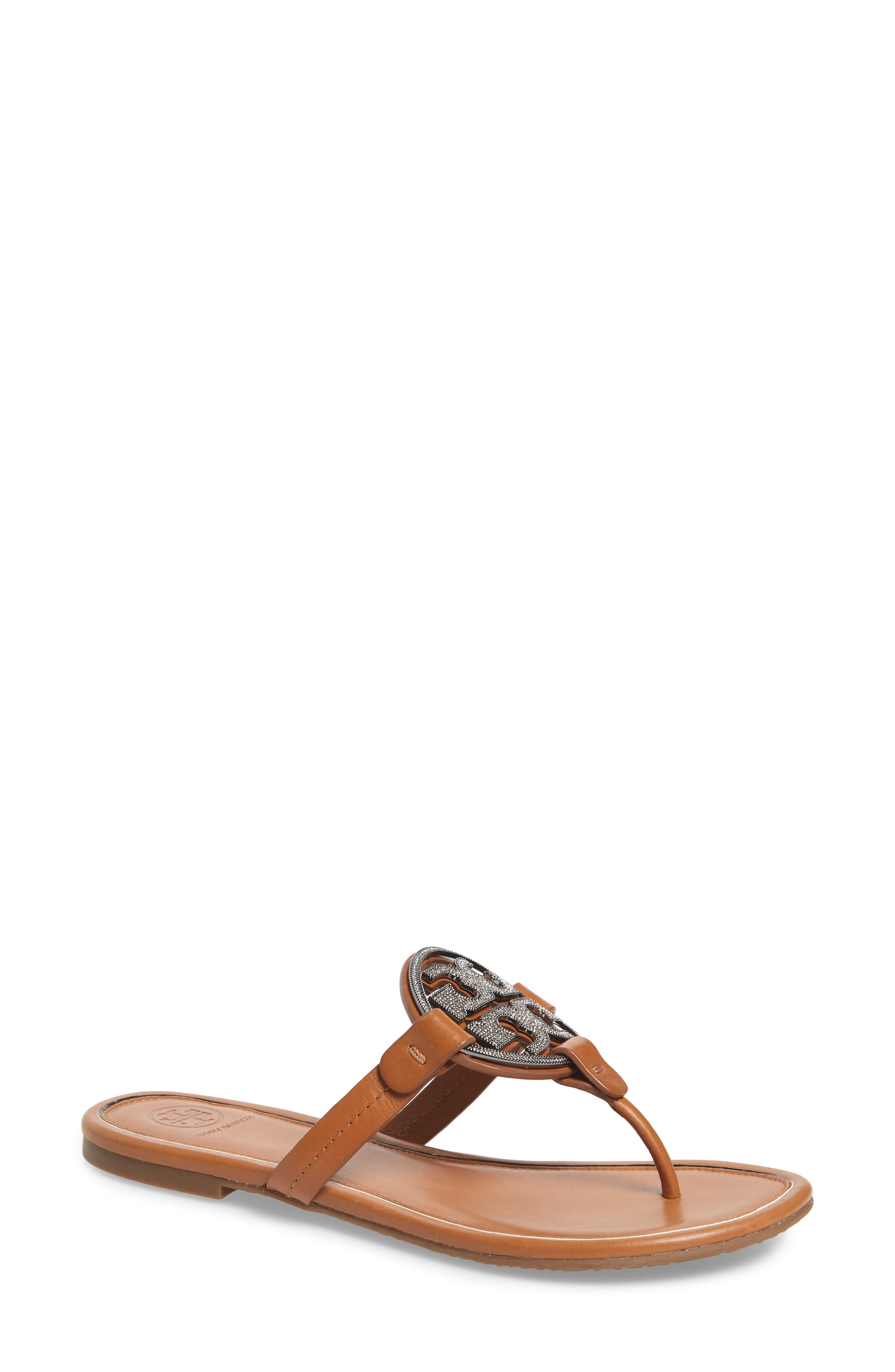 Miller crystal on sale logo sandal