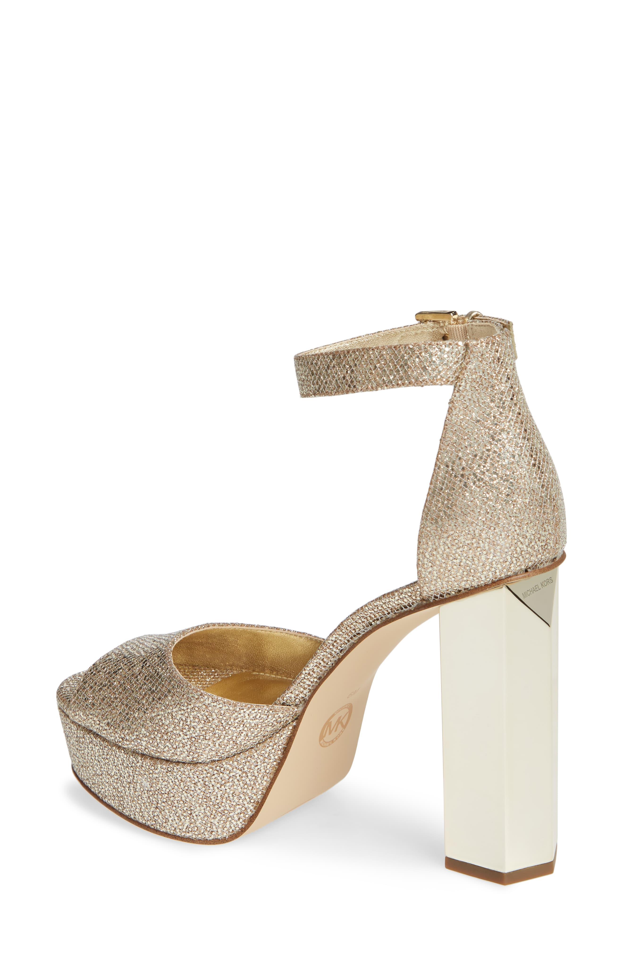 Petra ankle strap platform sandal michael michael kors Clearance