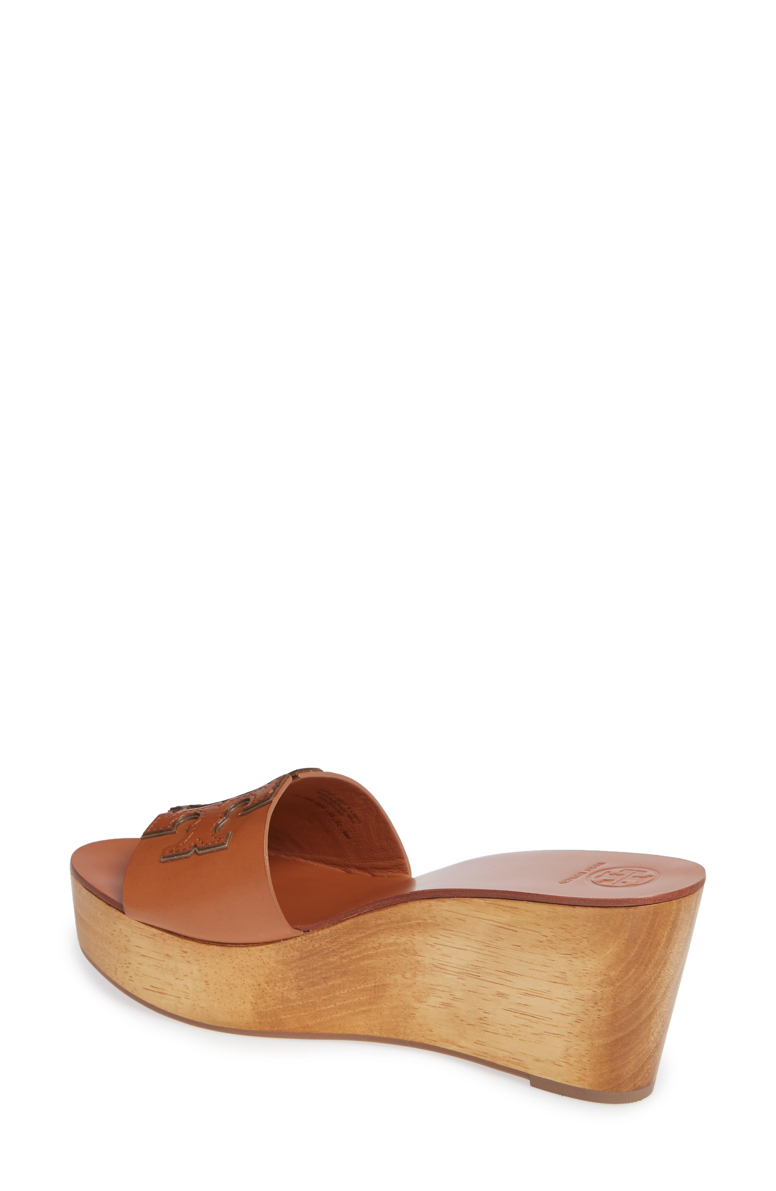 tory burch ines mid heel slide