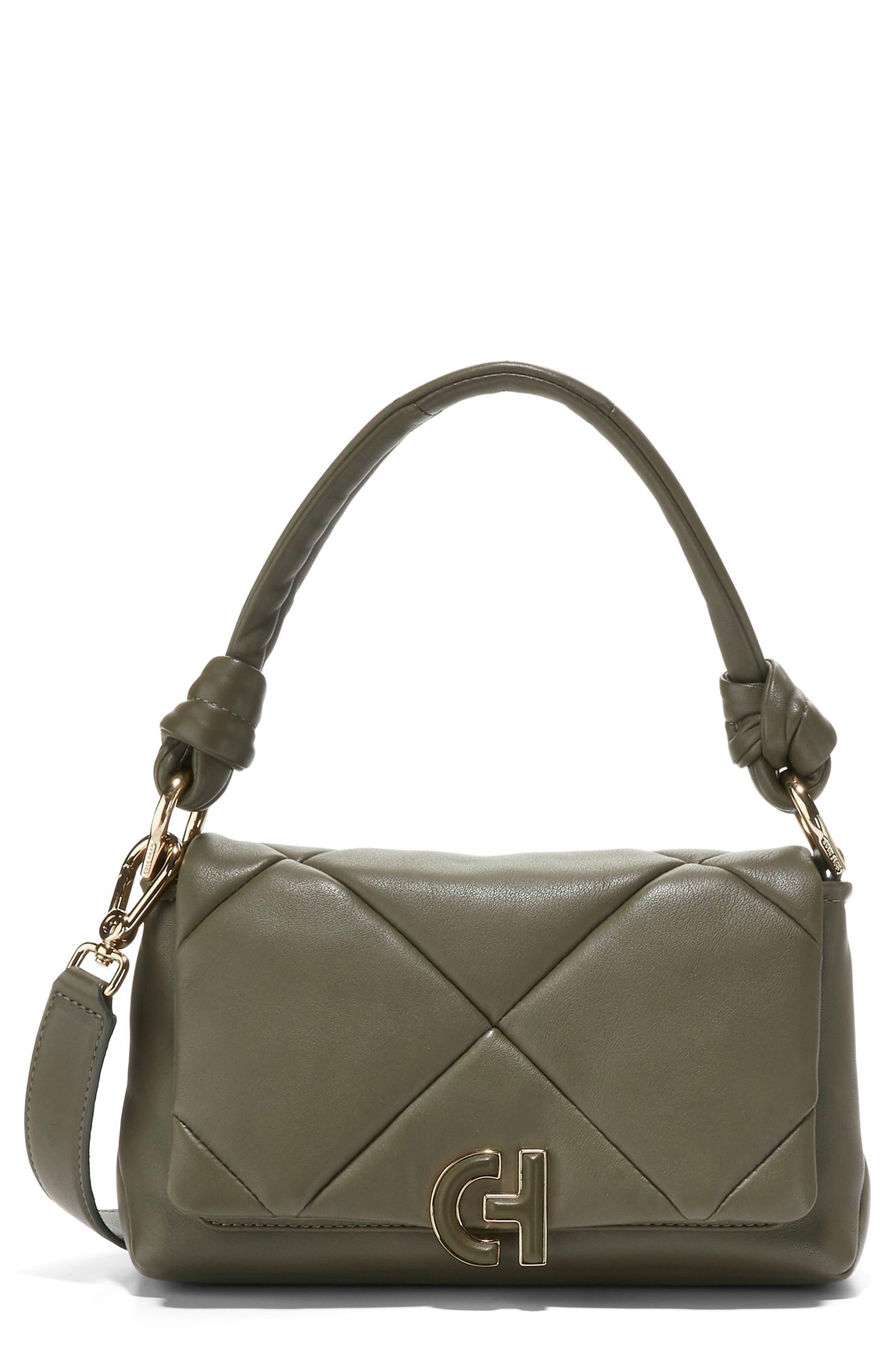 Cole Haan Quilted Leather Shoulder Bag in Metallic Lyst