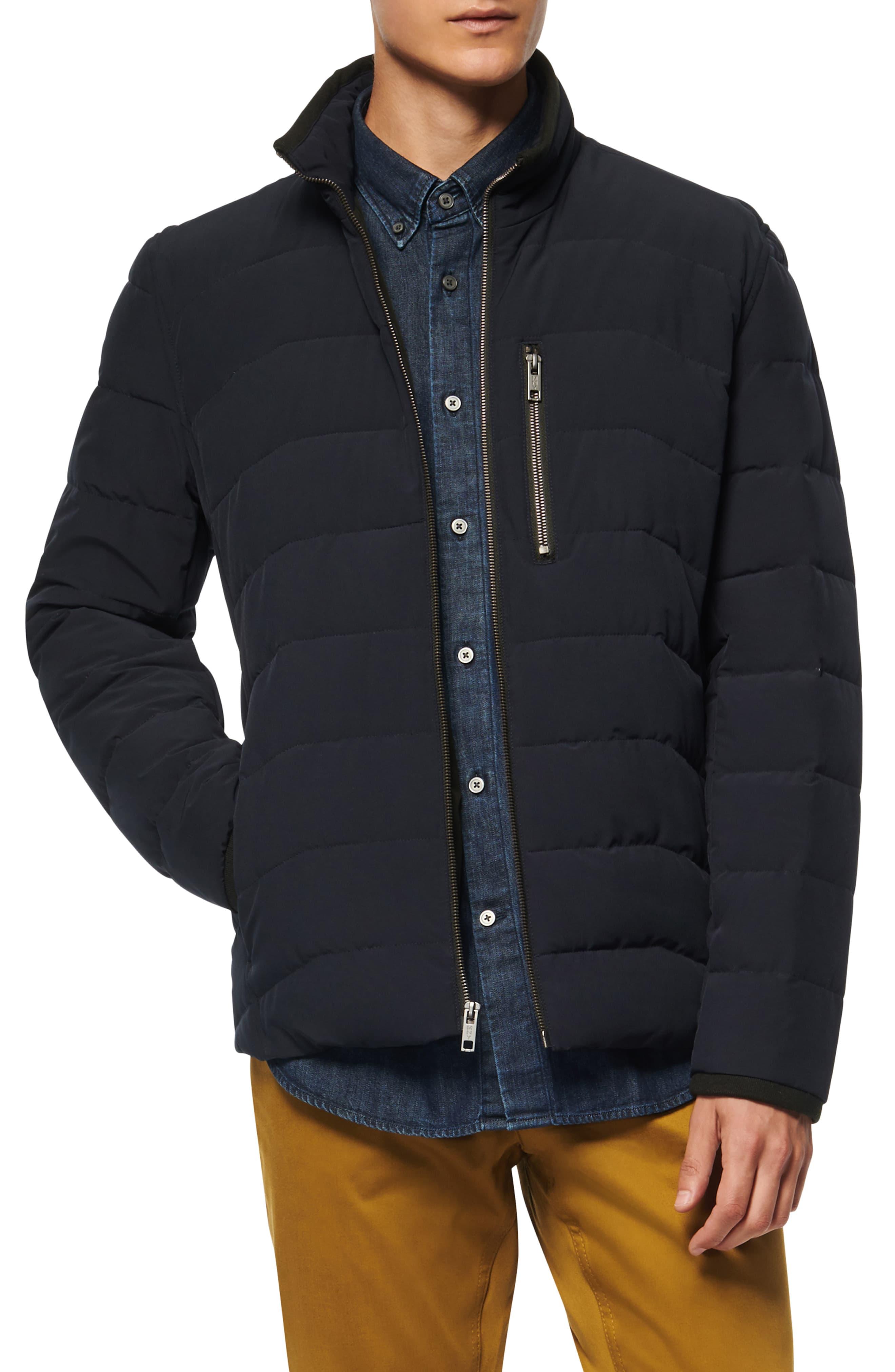 Marc New York Carlisle Water Resistant Quilted Puffer Jacket in Blue for Men - Lyst